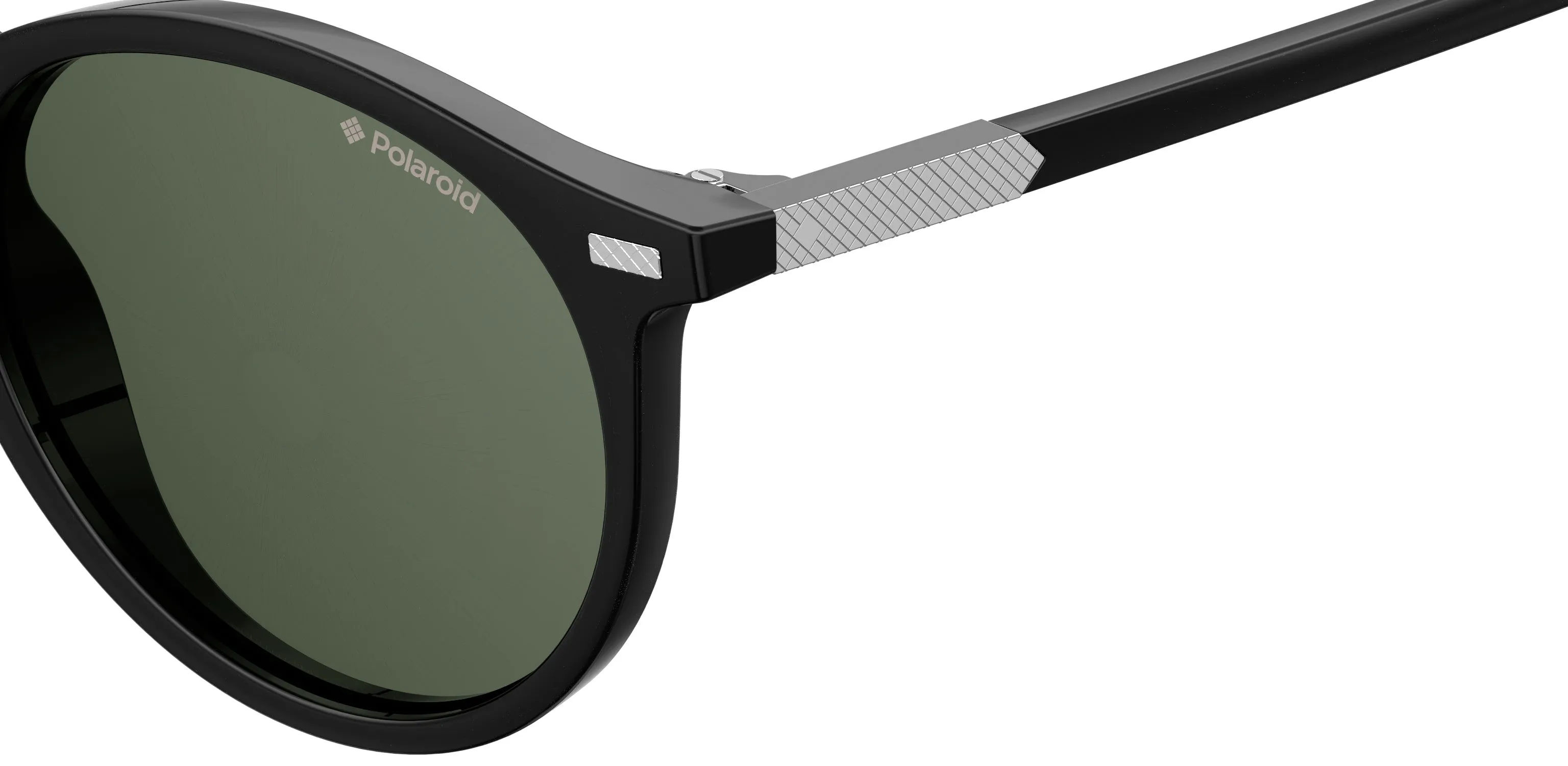 Polaroid PLD 2086/S 807/UC Occhiali da sole Plastica Nero Verde Rotonda Polarizzata - immagine 3