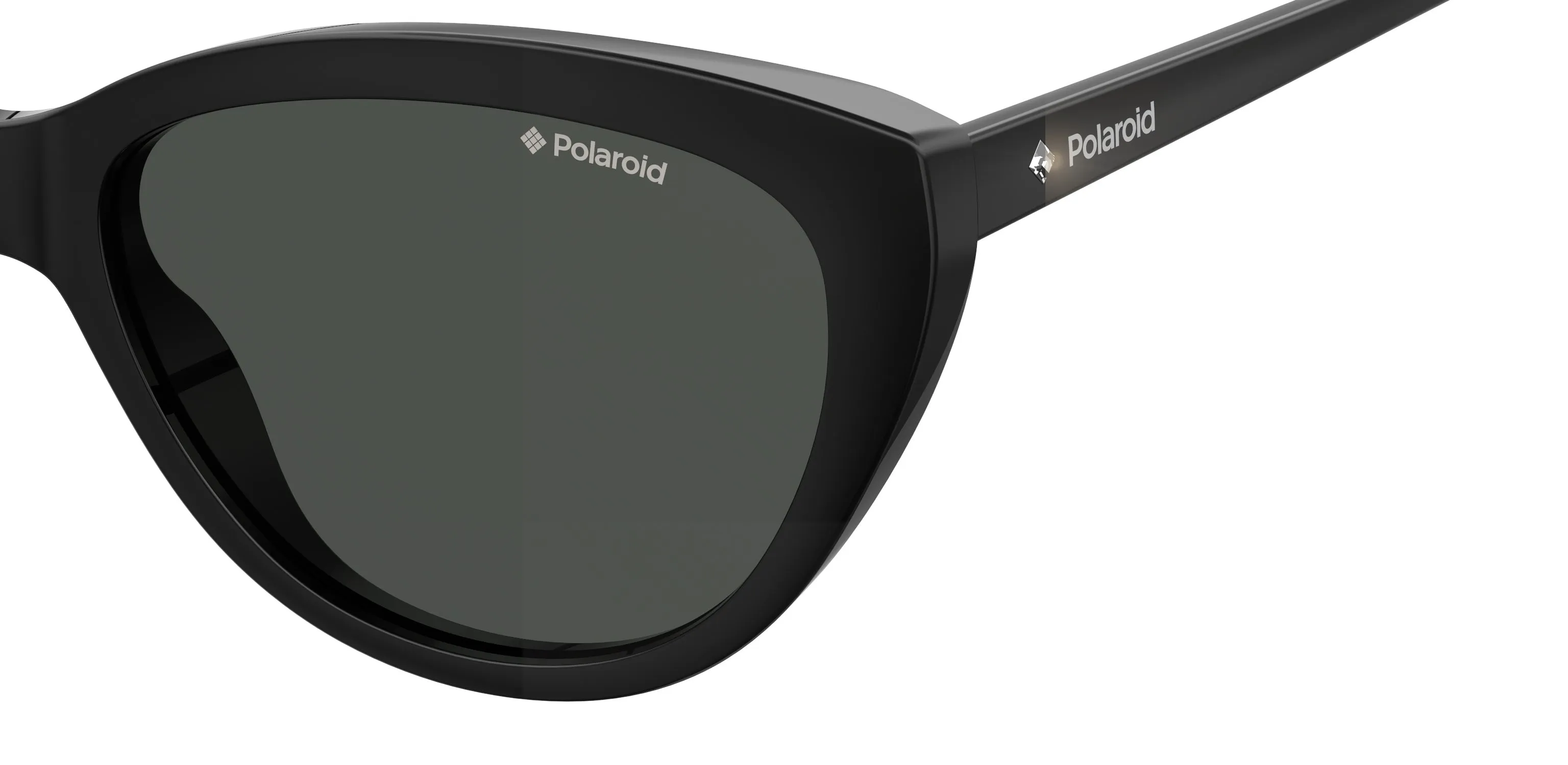 Polaroid PLD 4080/S 807/M9 Occhiali da sole Plastica Nero Grigio Cat Eye Polarizzata - immagine 3
