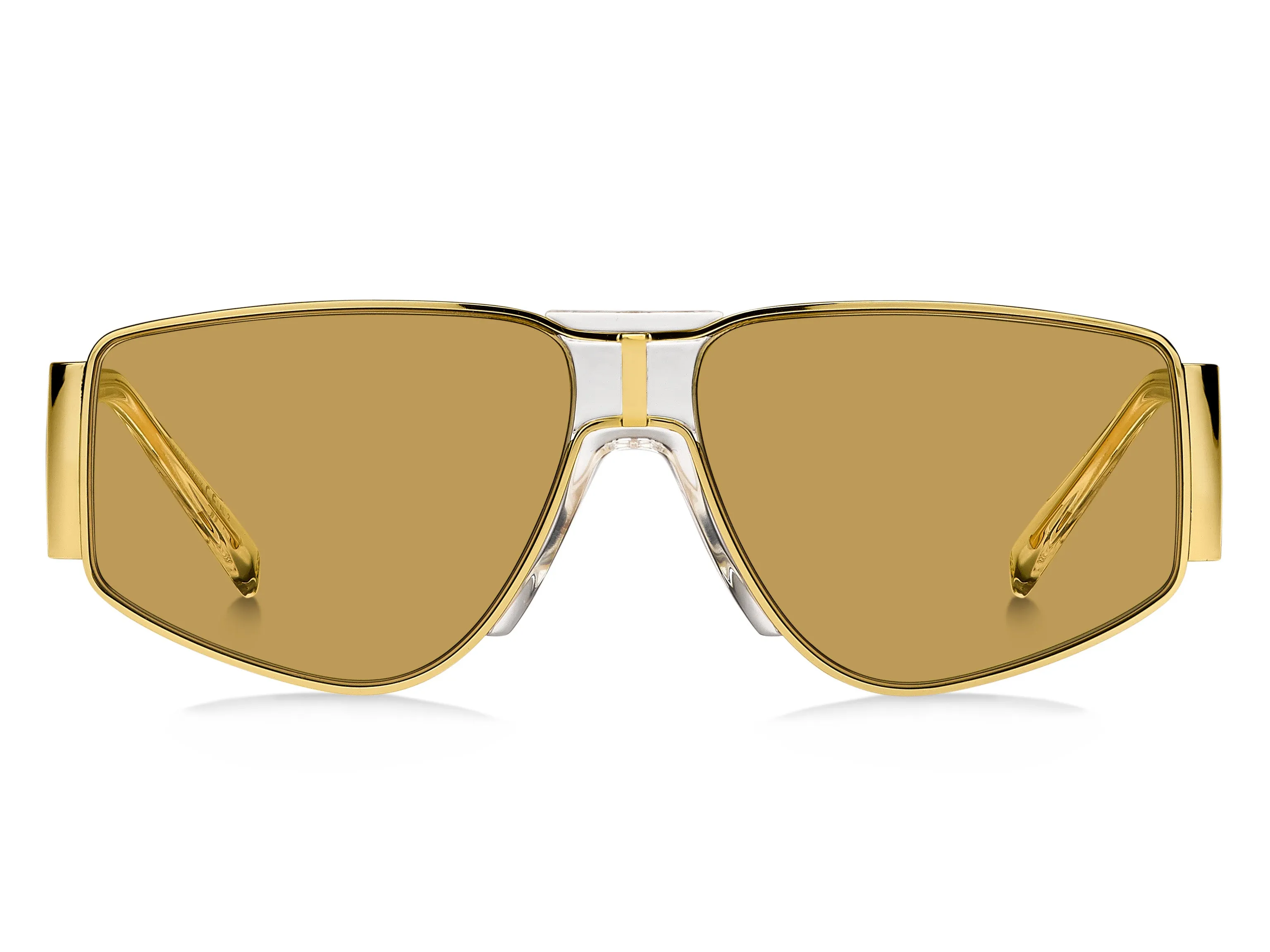 Givenchy GV 7166/S DYG/70 Occhiali da sole Metallo Oro Marrone Squadrata Normale - immagine 2