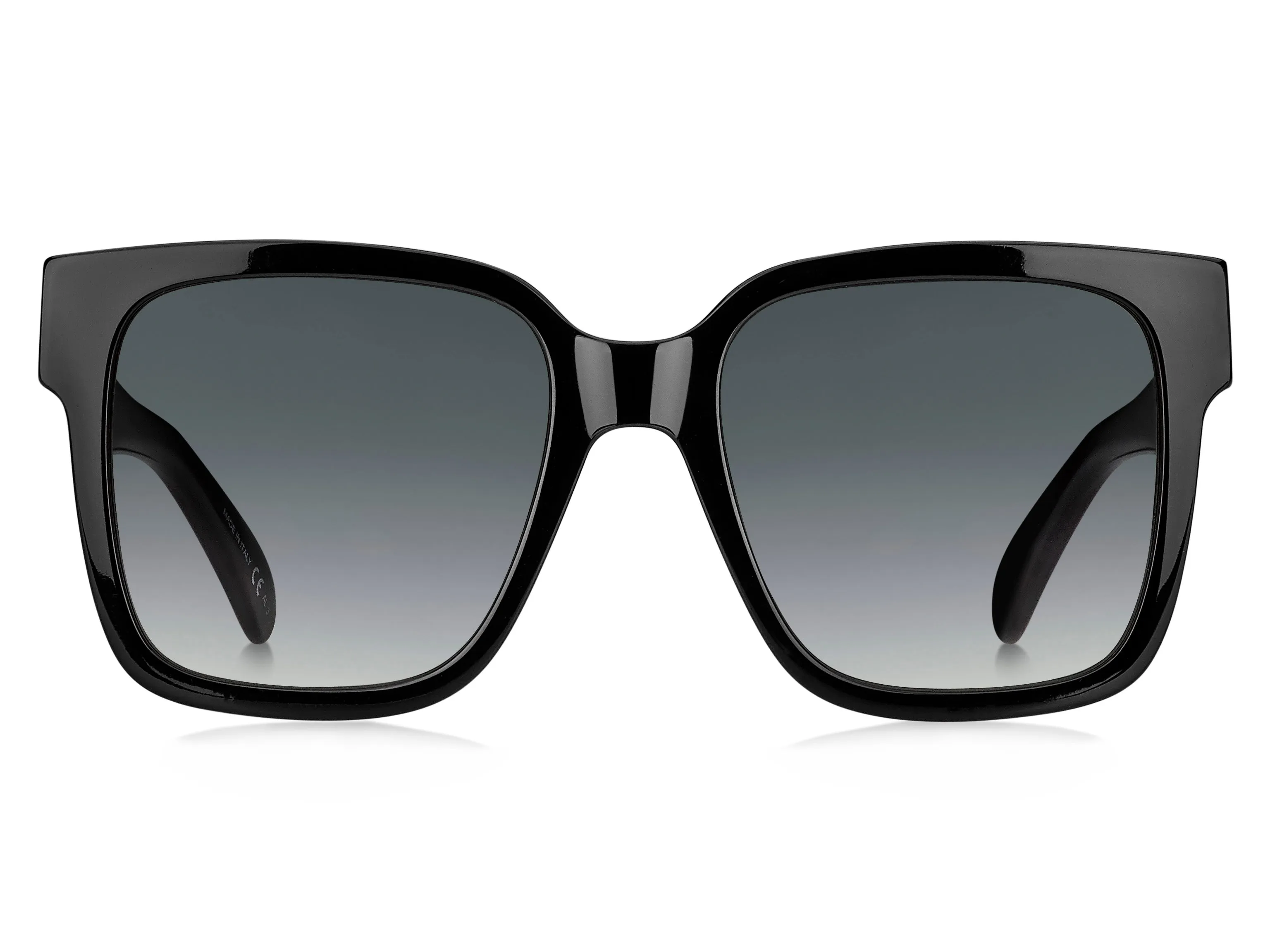 Givenchy GV 7141/G/S 807/9O Occhiali da sole Acetato Nero Grigio Squadrata Normale Sfumato - immagine 2
