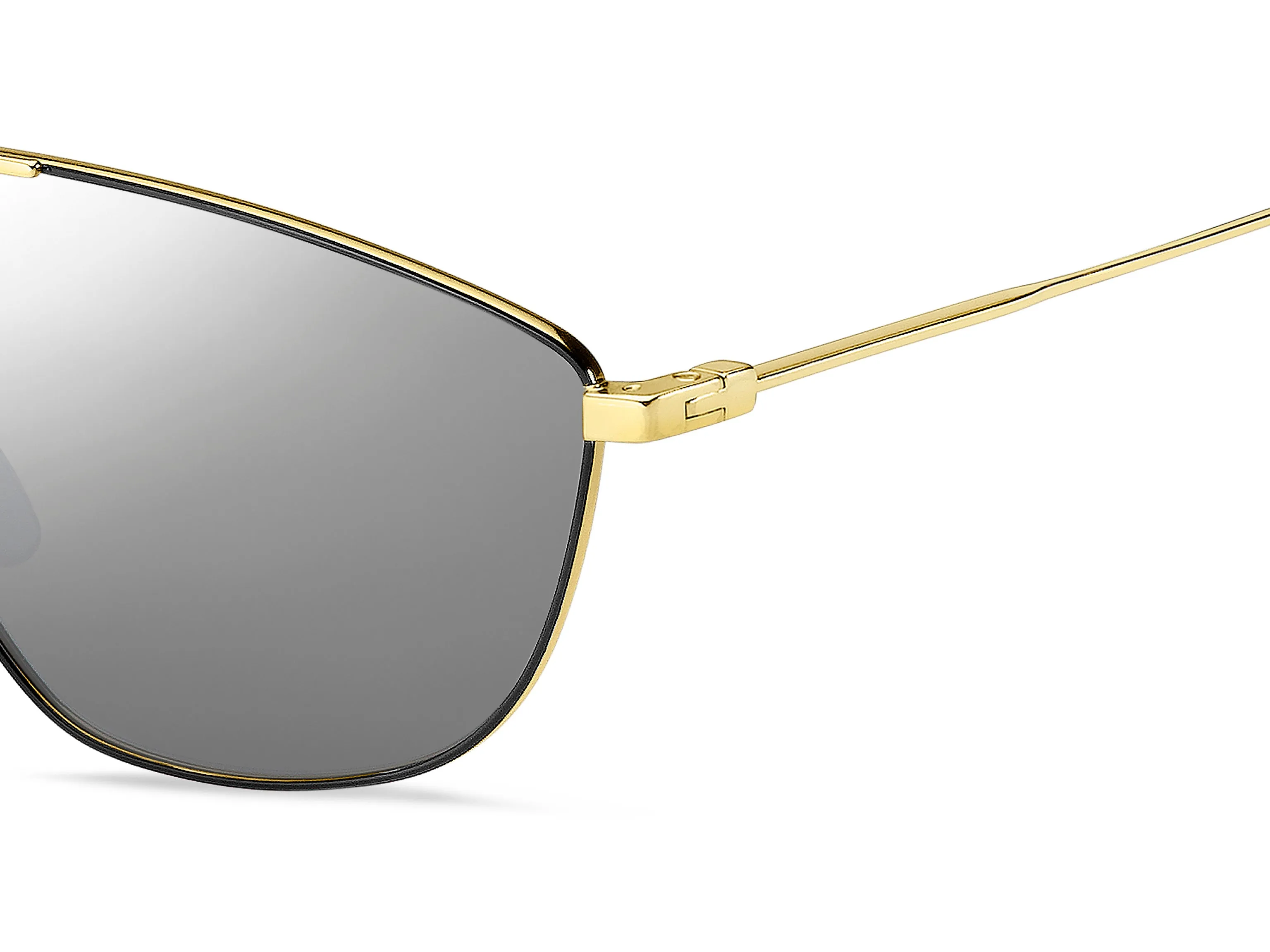 Givenchy GV 7163/S J5G/T4 Occhiali da sole Metallo Oro Grigio Squadrata Normale Specchiato - immagine 3