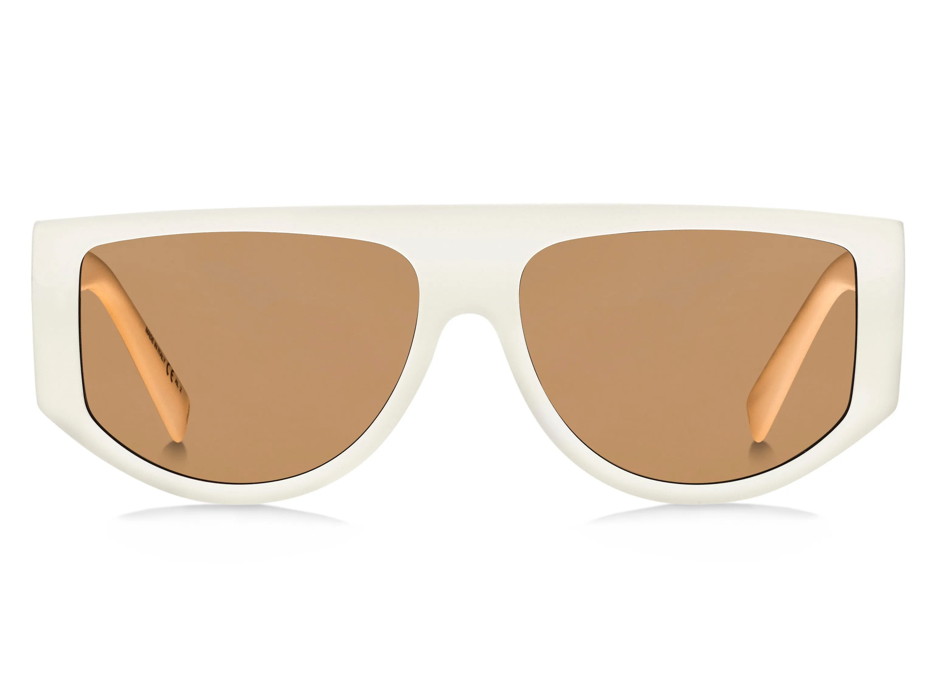 Givenchy GV 7156/S VK6/70 Occhiali da sole Acetato Bianco Marrone Squadrata Normale - immagine 2