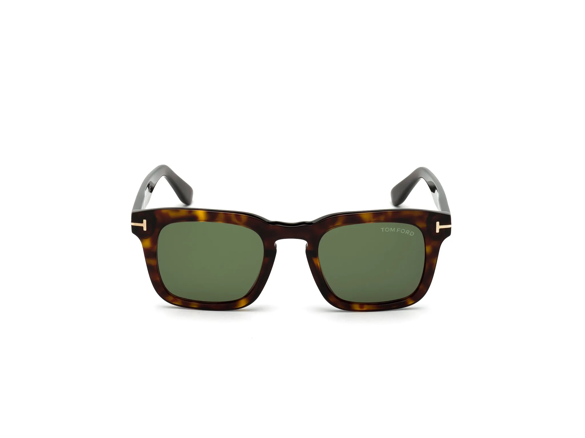 TOM FORD FT0751 DAX 52N Occhiali da sole Acetato Havana Verde Squadrata Normale - immagine 2