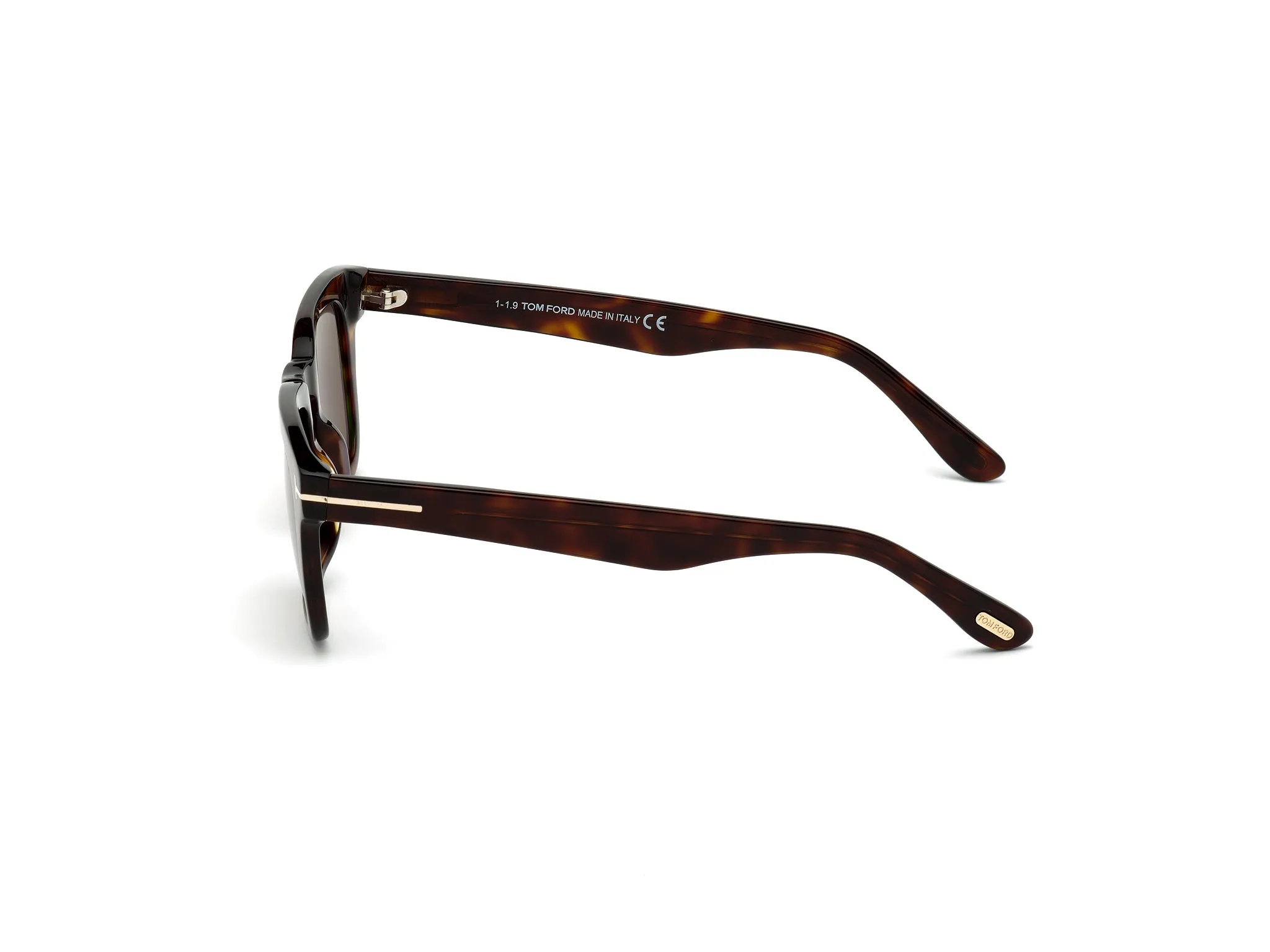 TOM FORD FT0751 DAX 52N Occhiali da sole Acetato Havana Verde Squadrata Normale - immagine 3