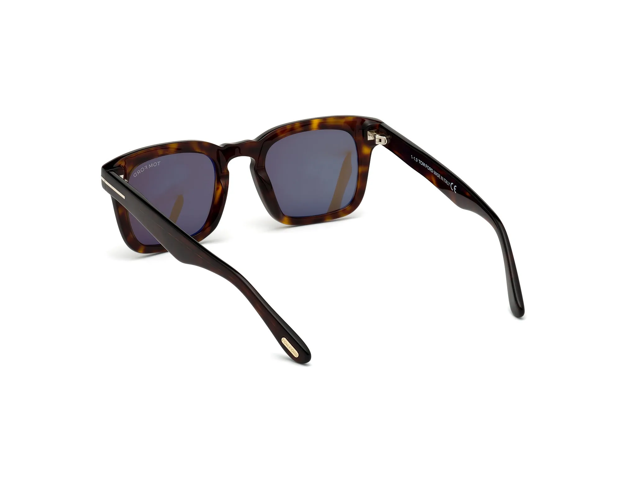 TOM FORD FT0751 DAX 52N Occhiali da sole Acetato Havana Verde Squadrata Normale - immagine 4