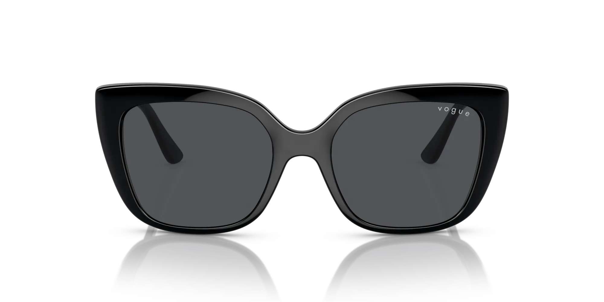 VOGUE EYEWEAR VO5337S W44/87 Occhiali da sole Iniettato Nero Grigio Squadrata Normale - immagine 3