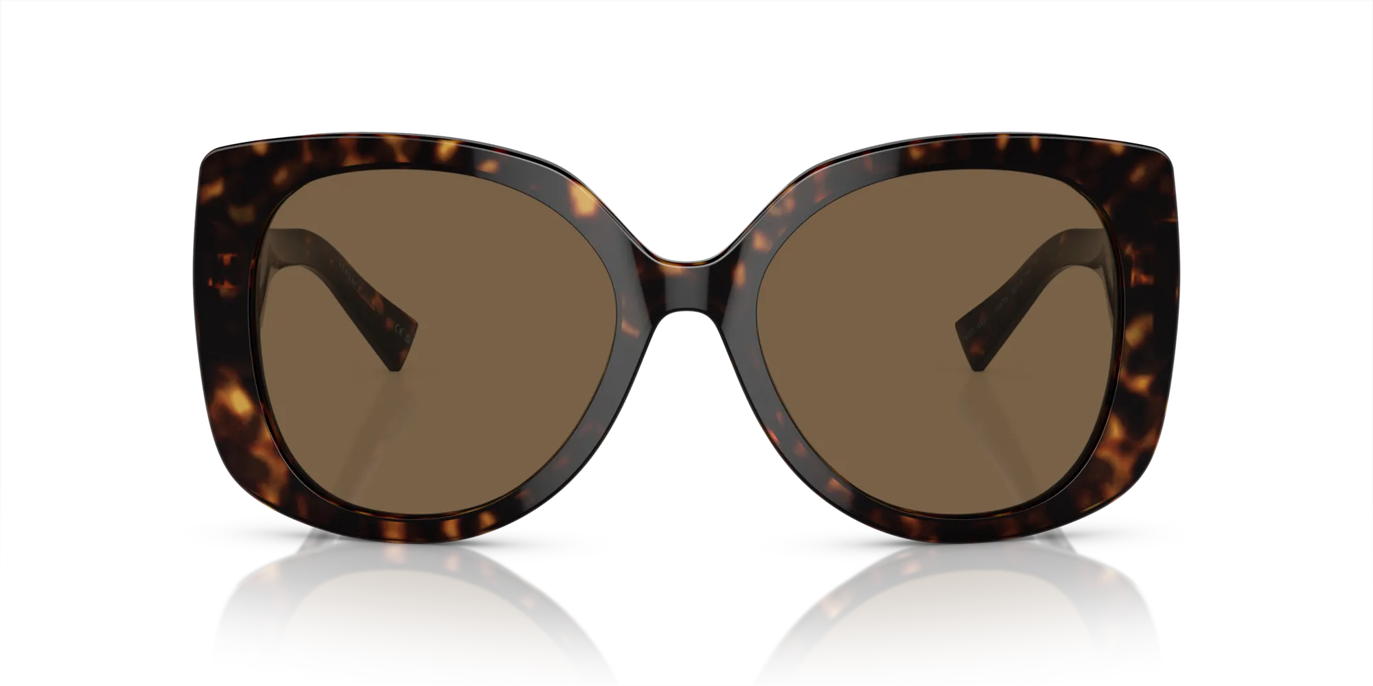 Versace VE4387 108/73 Occhiali da sole Acetato Tartaruga Marrone Squadrata Normale - immagine 3