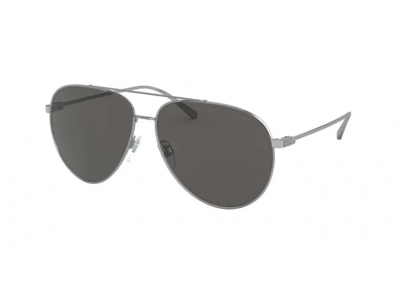 Ralph Lauren RL7068 941587 Occhiali da sole Metallo Canna di fucile Grigio Pilot Normale - immagine 1