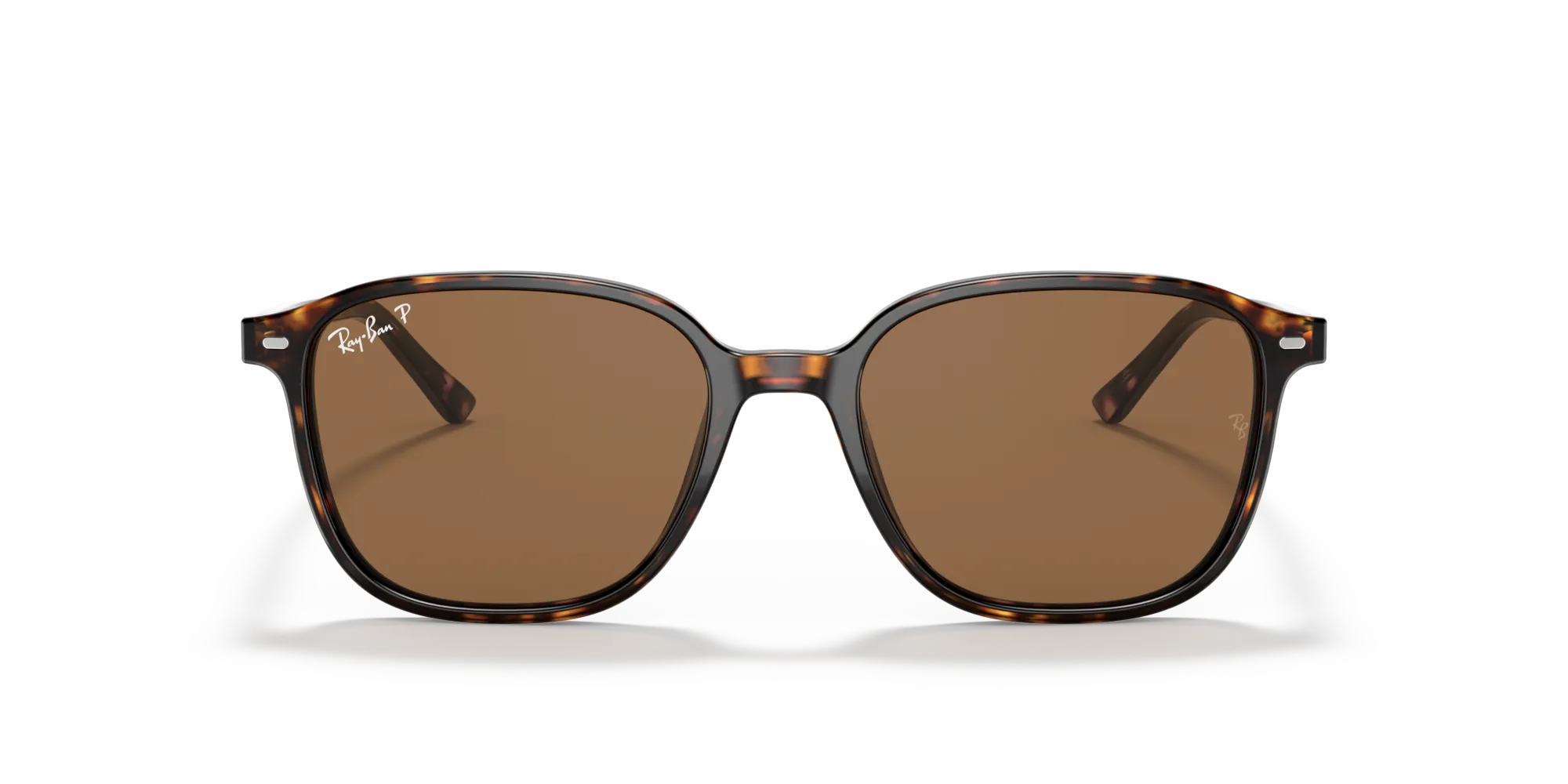 Ray - Ban RB2193 LEONARD 902/57 Occhiali da sole Acetato Tartaruga Marrone Squadrata Polarizzata - immagine 3
