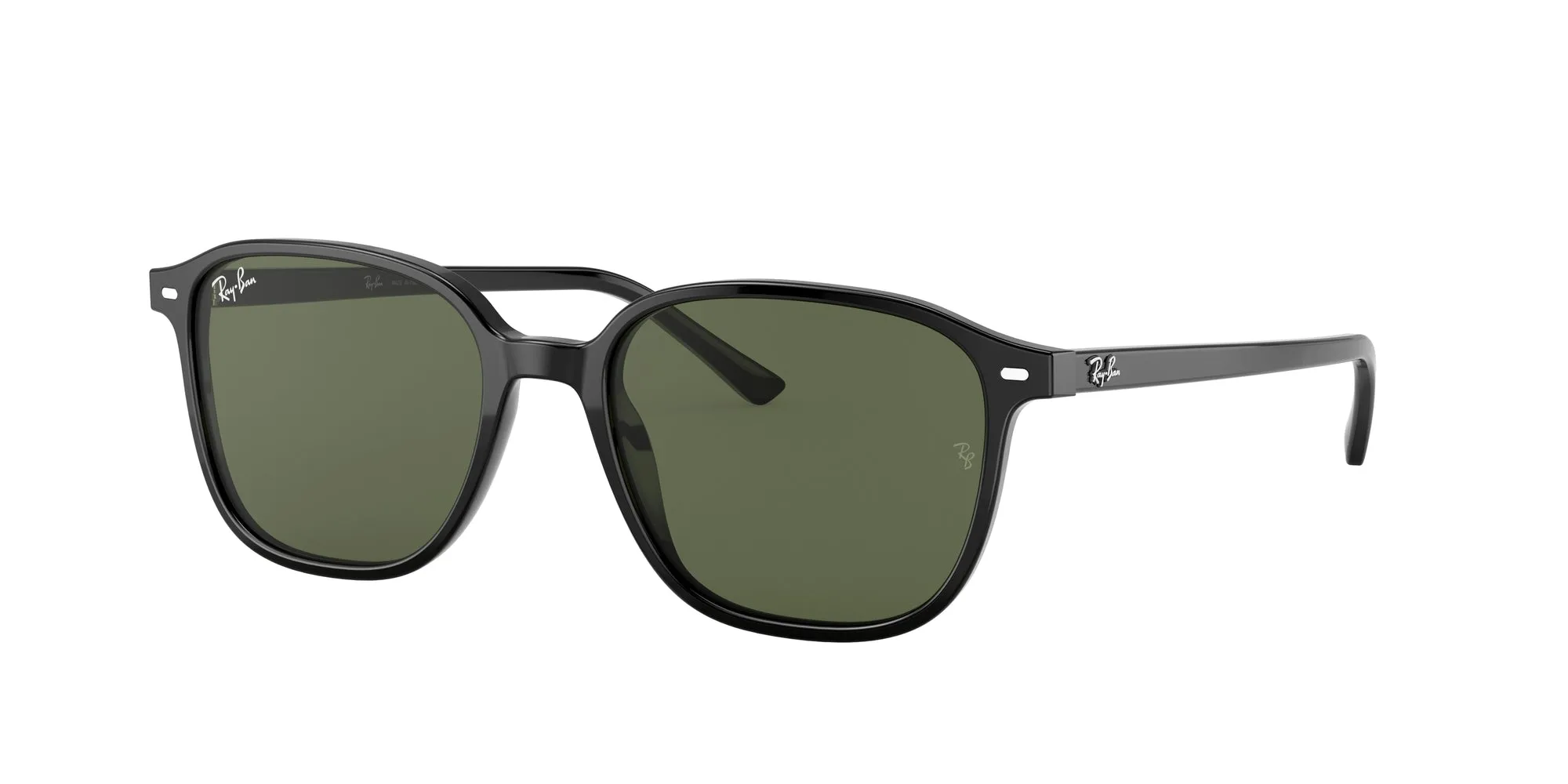 Ray - Ban RB2193 LEONARD 901/31 Occhiali da sole Acetato Nero G15 Squadrata Normale - immagine 1