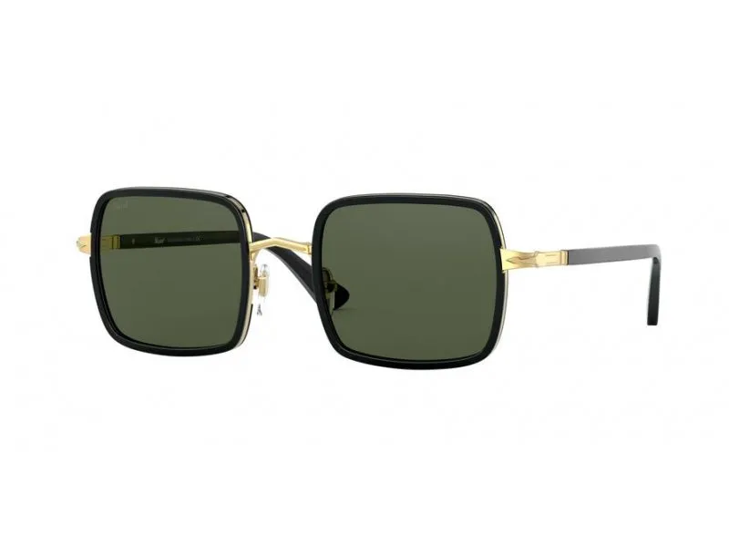 Persol PO2475S 515/31 Occhiali da sole Metallo Oro Verde Squadrata - immagine 1