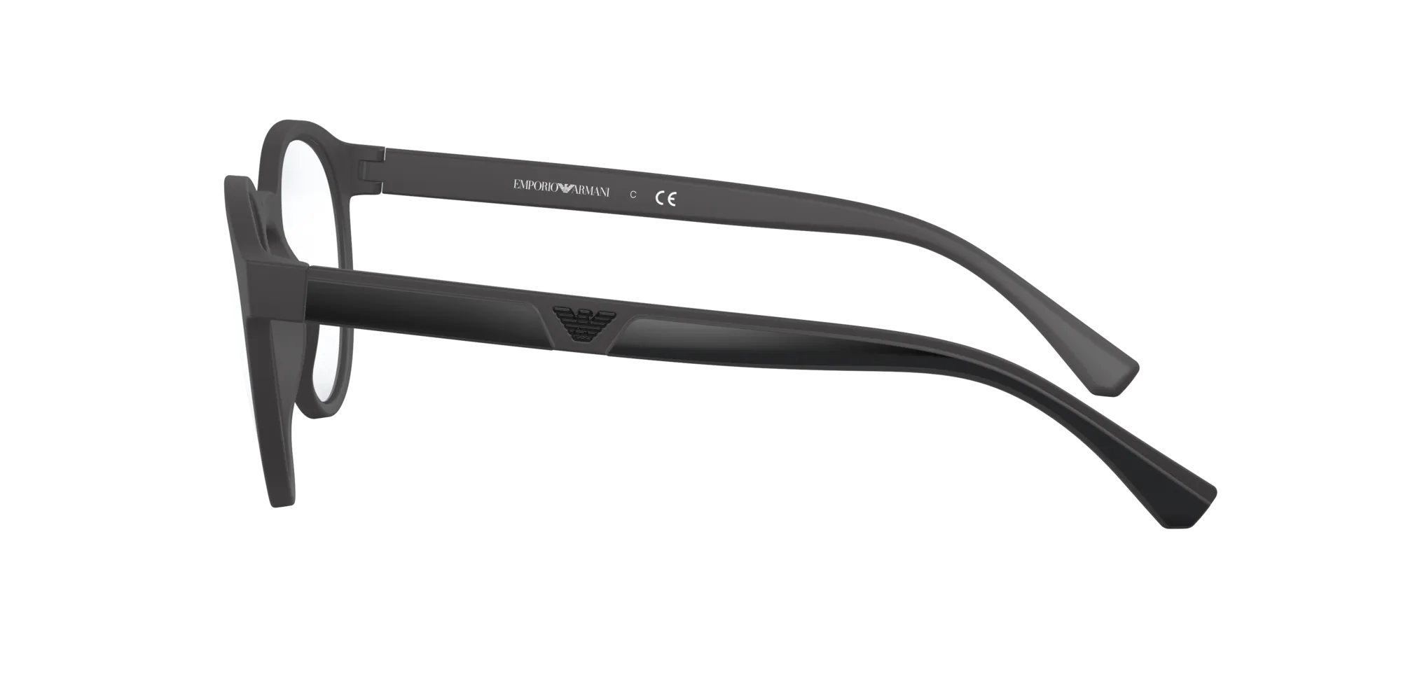 Emporio Armani EA4152 58011W Occhiali da sole Iniettato Nero Trasparente Pantos Normale Clip-on - immagine 3