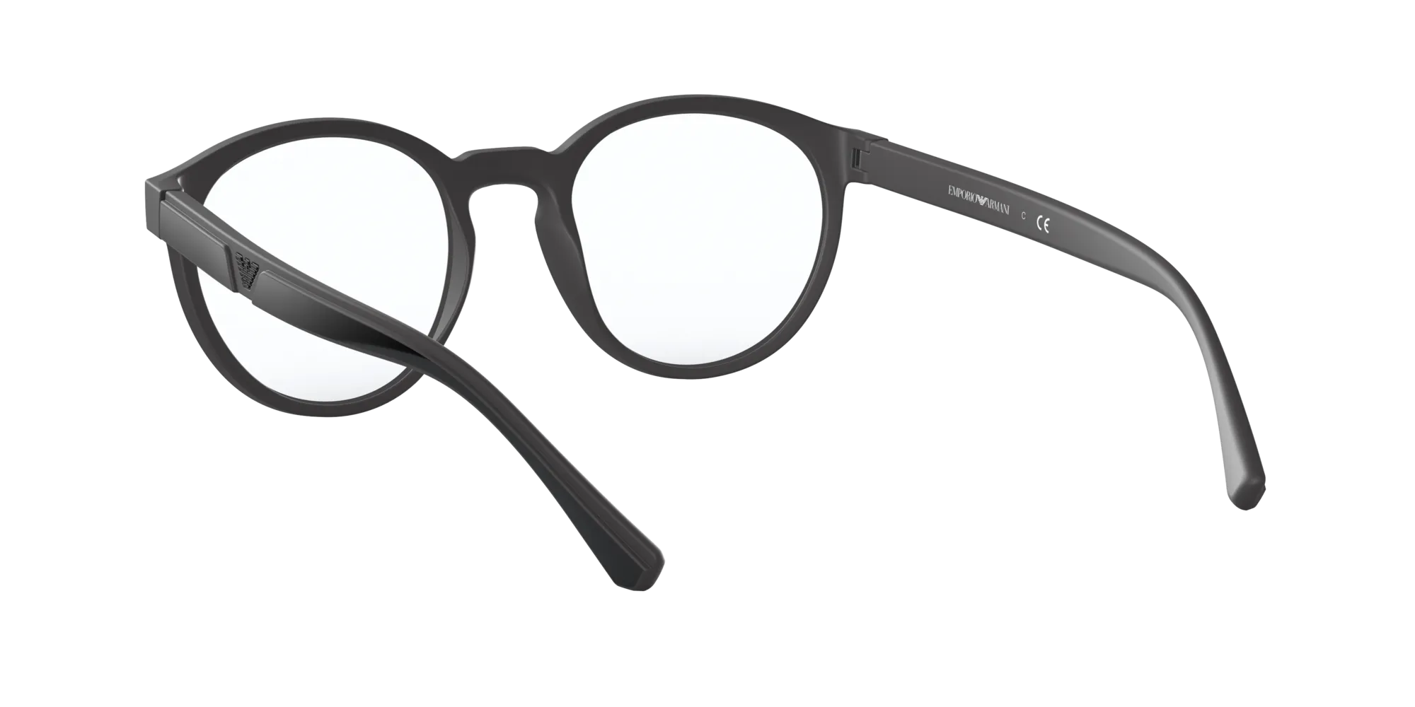 Emporio Armani EA4152 58011W Occhiali da sole Iniettato Nero Trasparente Pantos Normale Clip-on - immagine 4