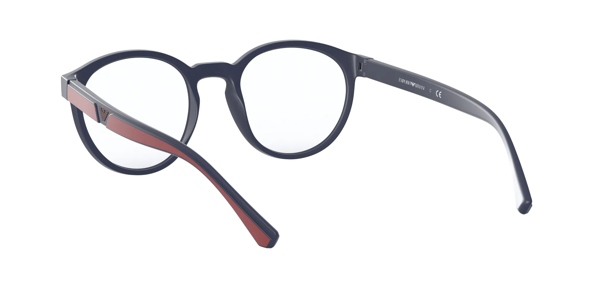 Emporio Armani EA4152 56691W Occhiali da sole Iniettato Blu Trasparente Pantos Normale - immagine 4