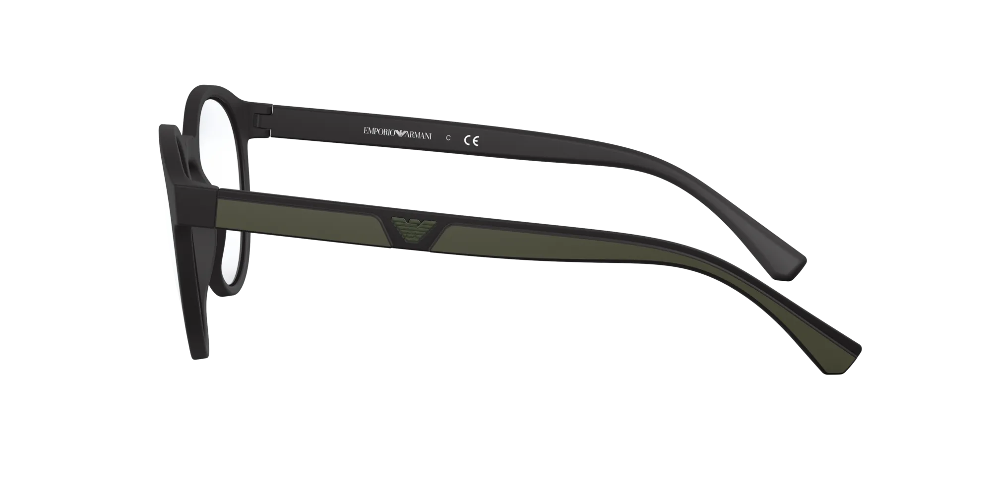 Emporio Armani EA4152 50421W Occhiali da sole Iniettato Nero Trasparente Pantos Normale - immagine 3