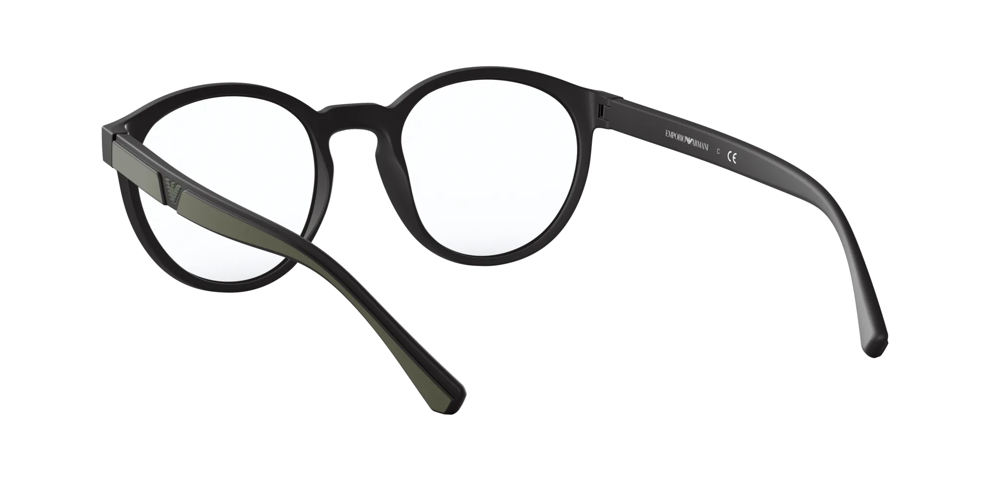 Emporio Armani EA4152 50421W Occhiali da sole Iniettato Nero Trasparente Pantos Normale - immagine 4