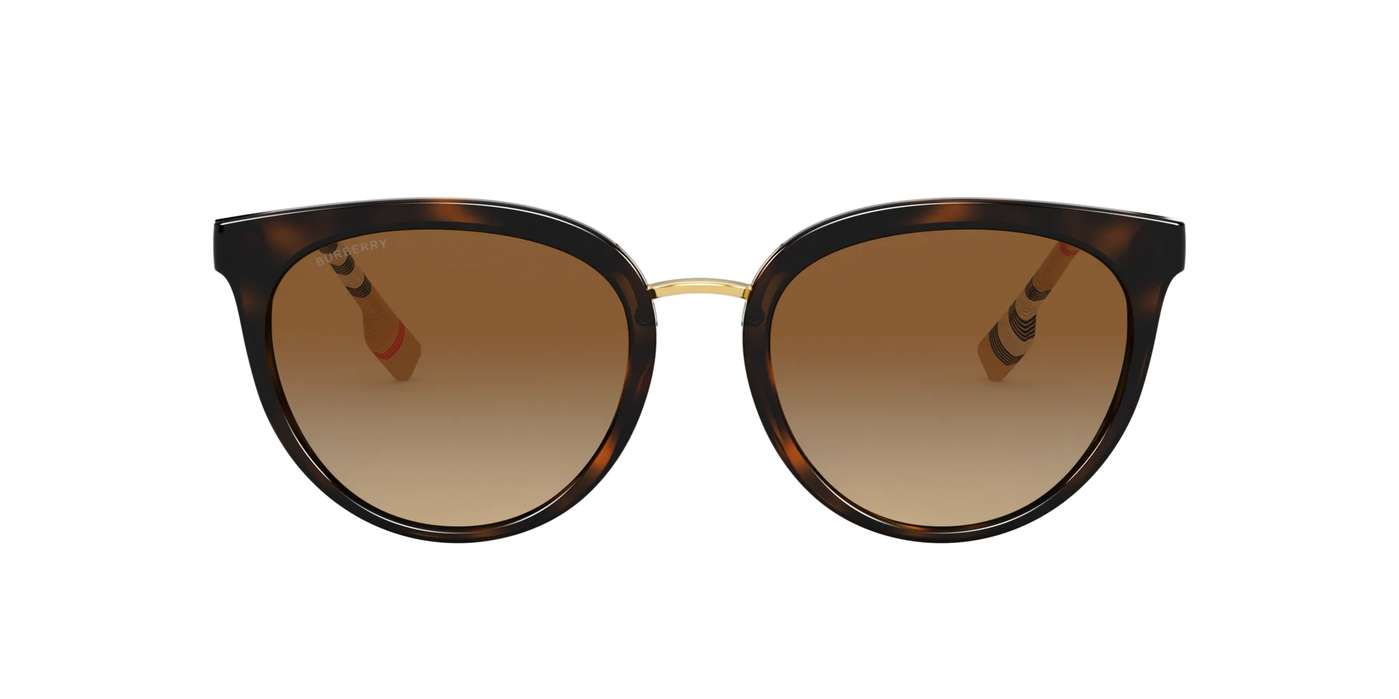 Burberry BE4316 WILLOW 3854T5 Occhiali da sole Nylon Marrone Marrone Pantos Polarizzata Sfumato - immagine 2
