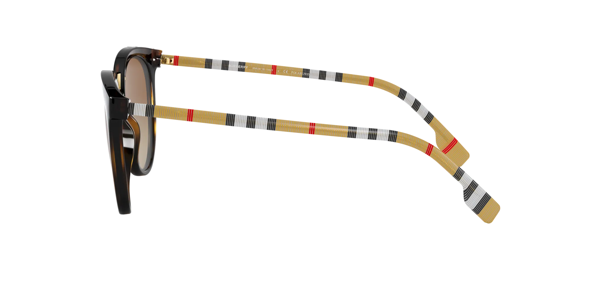 Burberry BE4316 WILLOW 3854T5 Occhiali da sole Nylon Marrone Marrone Pantos Polarizzata Sfumato - immagine 3