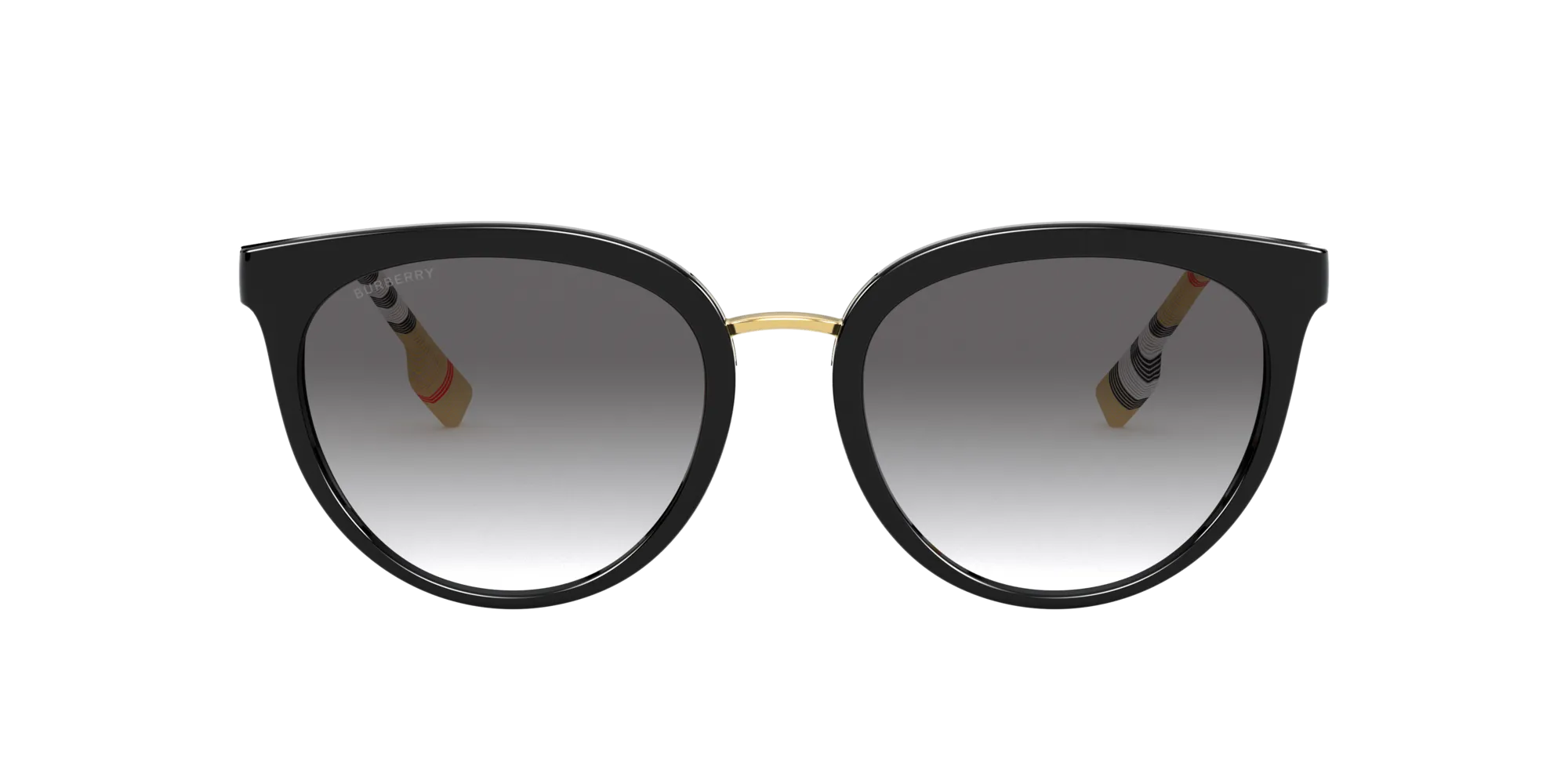 Burberry BE4316 WILLOW 385311 Occhiali da sole Nylon Nero Grigio Pantos Normale Sfumato - immagine 2