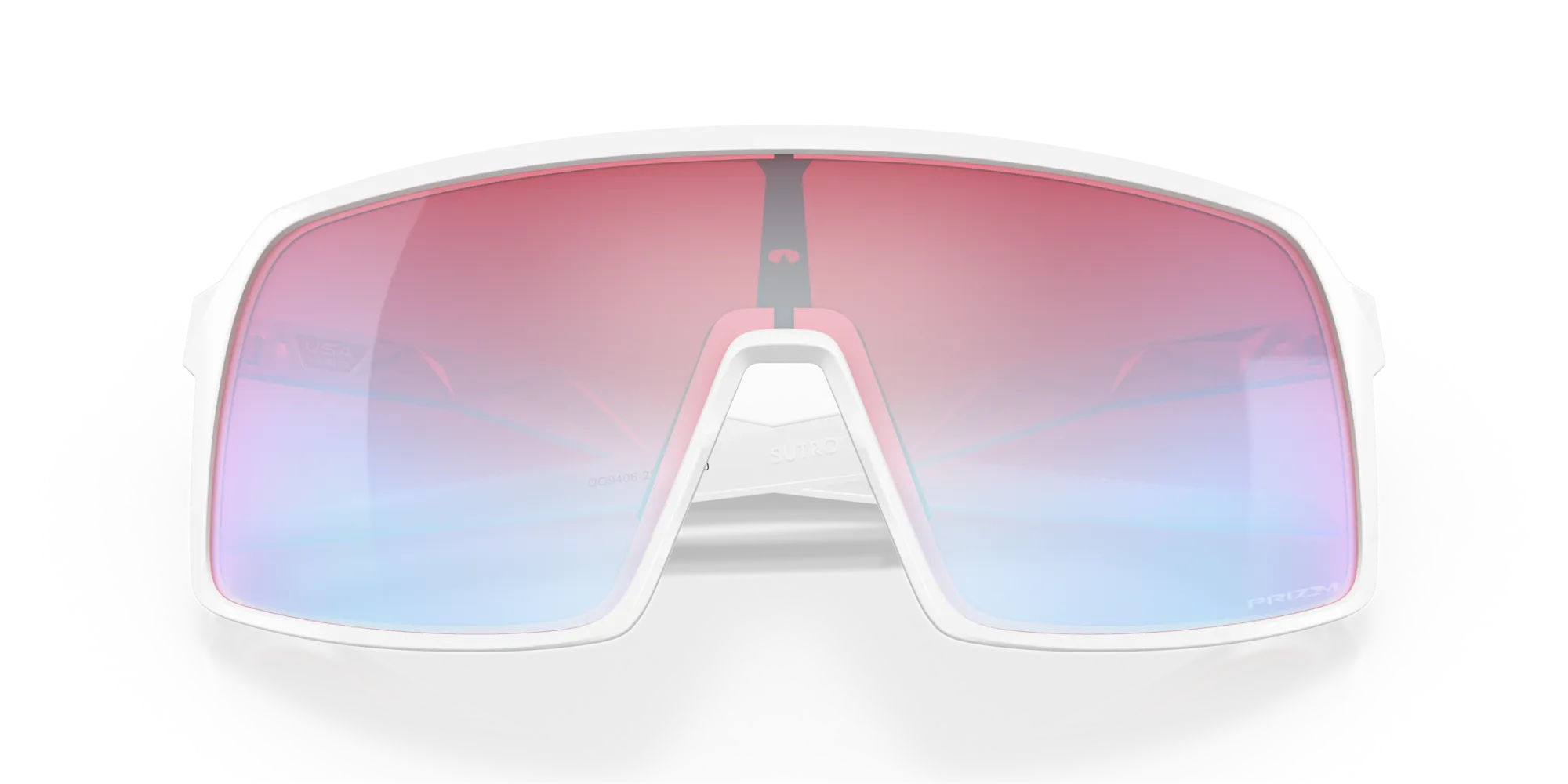 Oakley OO9406 SUTRO 940622 Occhiali da sole O_Matter Bianco Rosso Maschera Normale Prizm - immagine 2