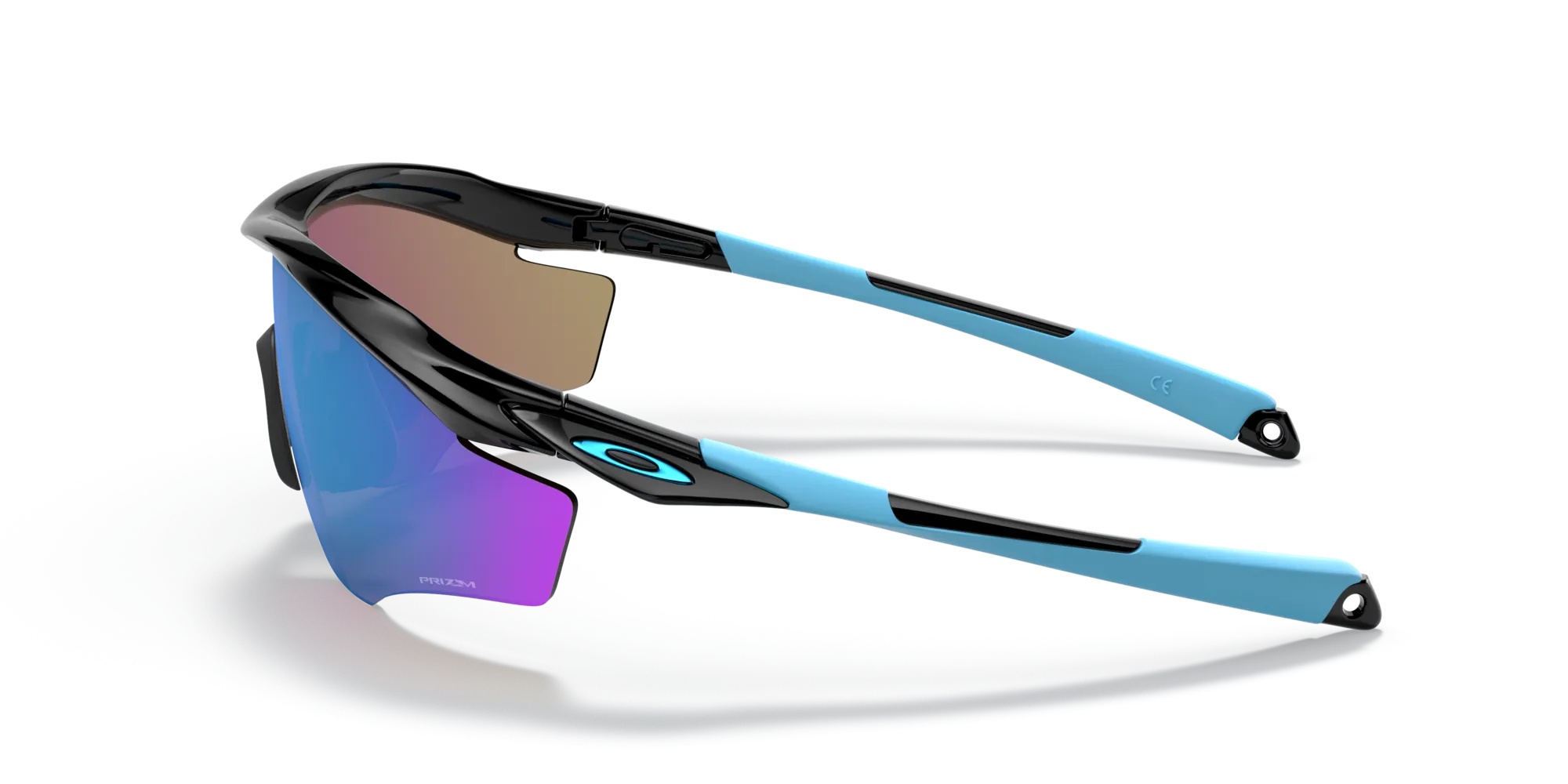 Oakley OO9343 M2 FRAME XL 934321 Occhiali da sole O_Matter Nero Blu Maschera Normale Prizm - immagine 4