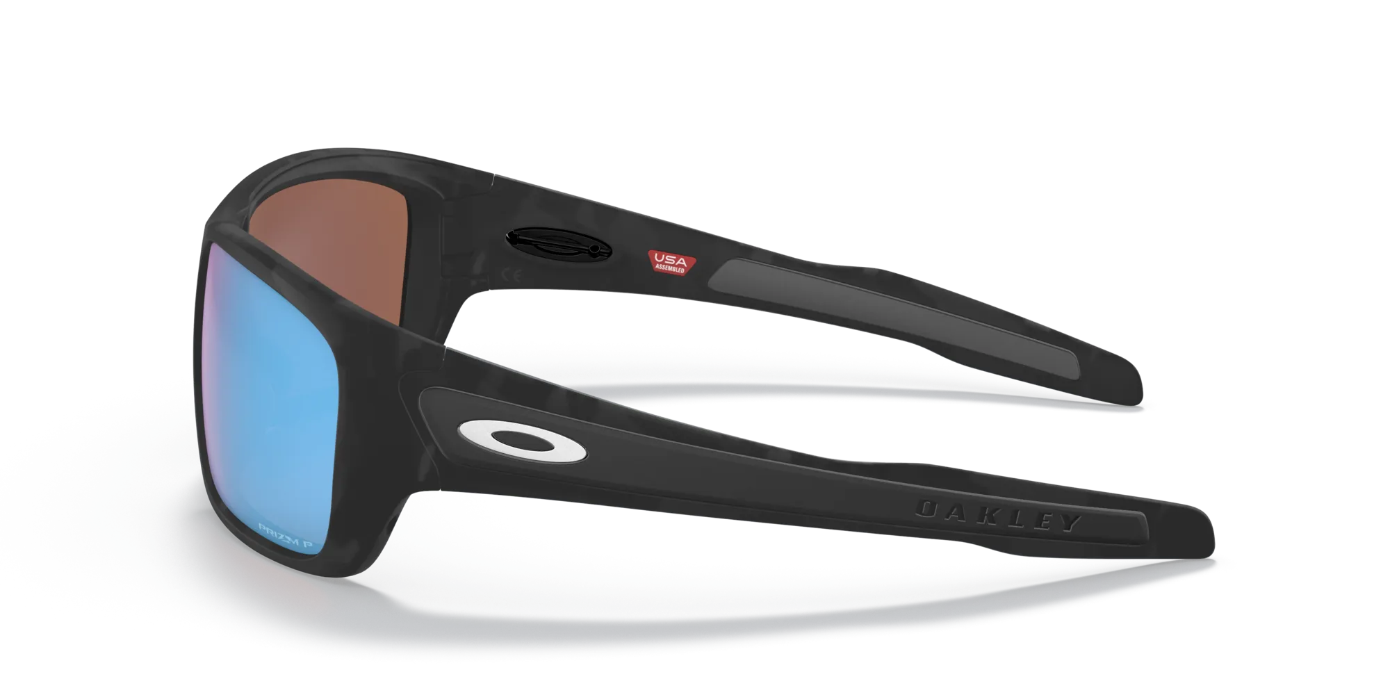 Oakley OO9263 TURBINE 926364 Occhiali da sole O_Matter Grigio Blu Squadrata Polarizzata Prizm - immagine 4