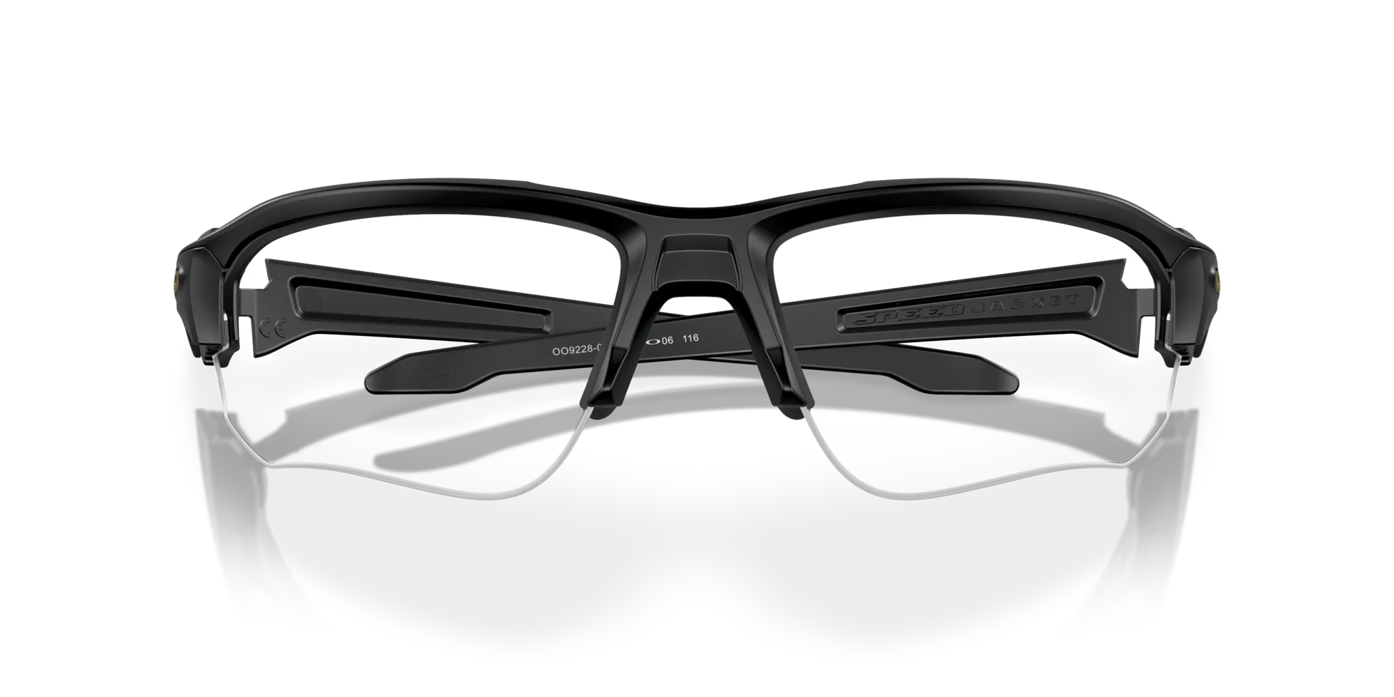 Oakley OO9228 SI SPEED JACKET 922805 Occhiali da sole O_Matter Nero Marrone Squadrata Normale Chiara - immagine 2