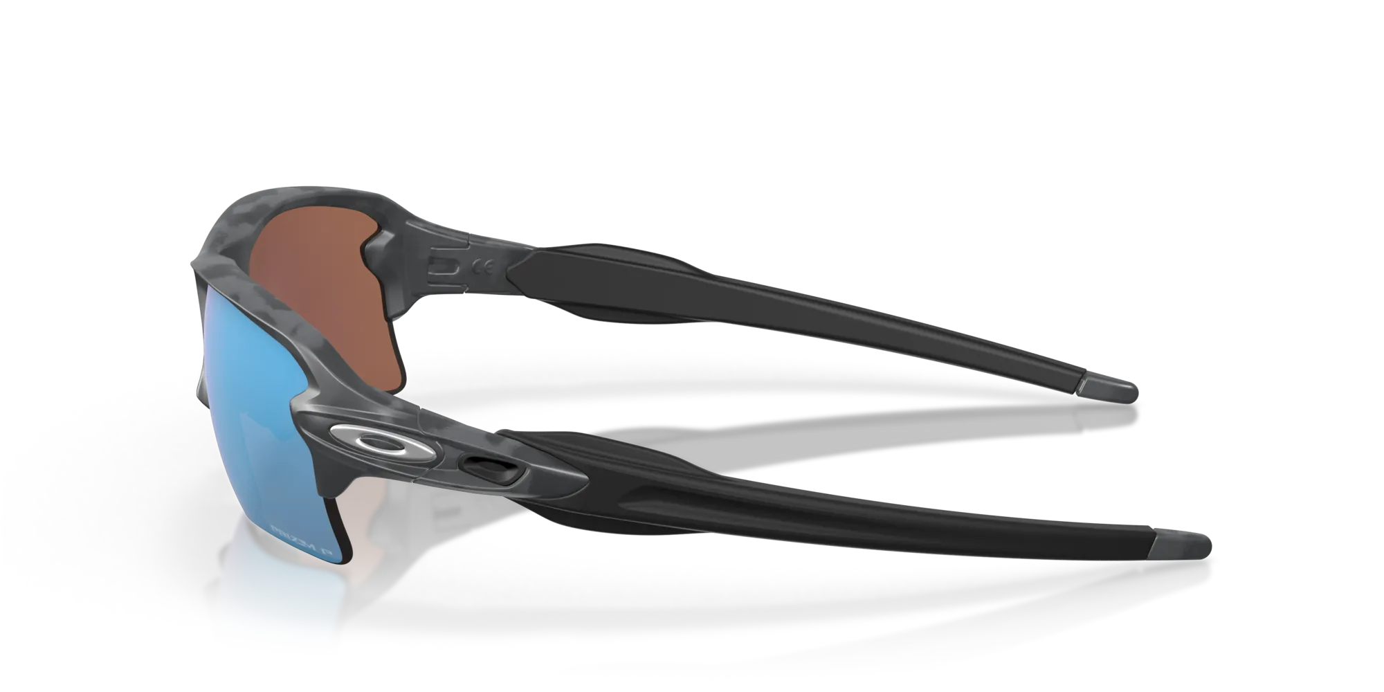 Oakley OO9188 FLAK 2.0 XL 9188G3 Occhiali da sole O_Matter Grigio Blu Squadrata Polarizzata Prizm - immagine 4