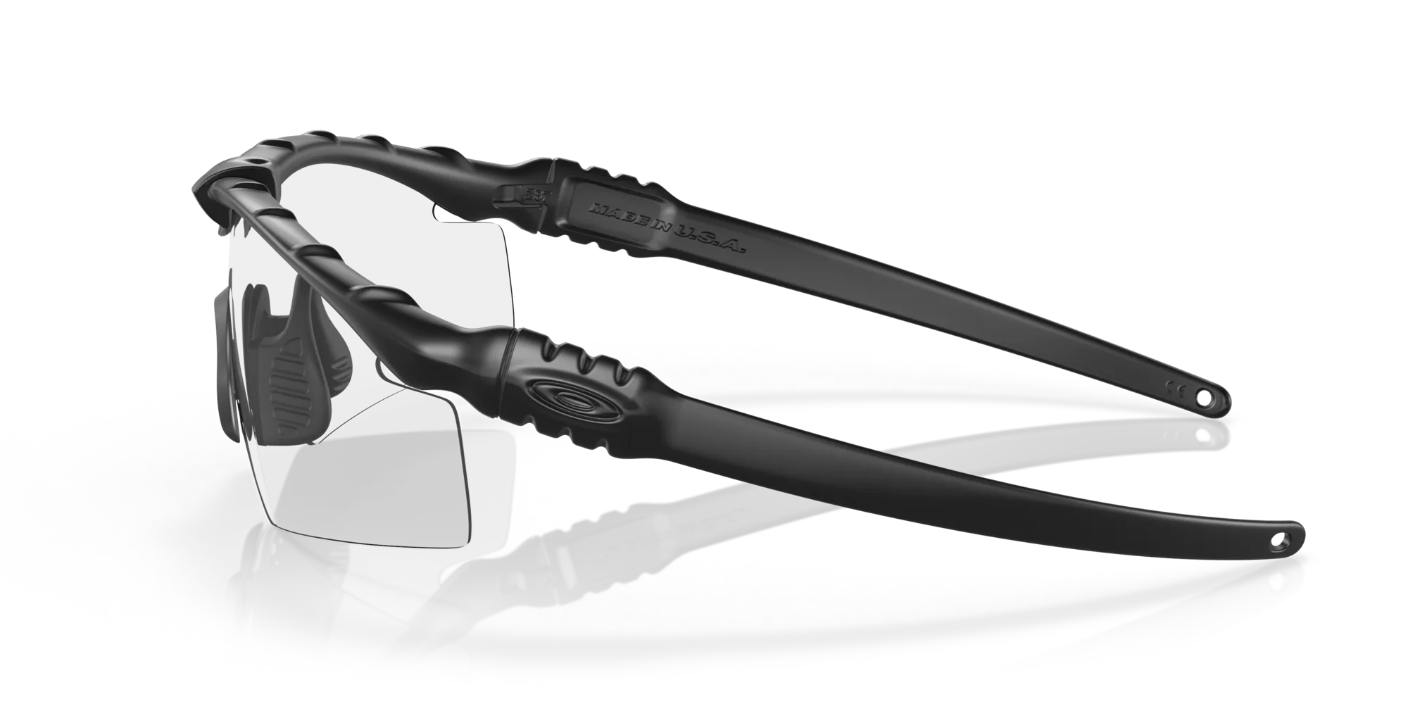 Oakley OO9146 SI BALLISTIC M FRAME 3.0 914652 Occhiali da sole O_Matter Nero Trasparente Maschera Normale Chiara - immagine 4