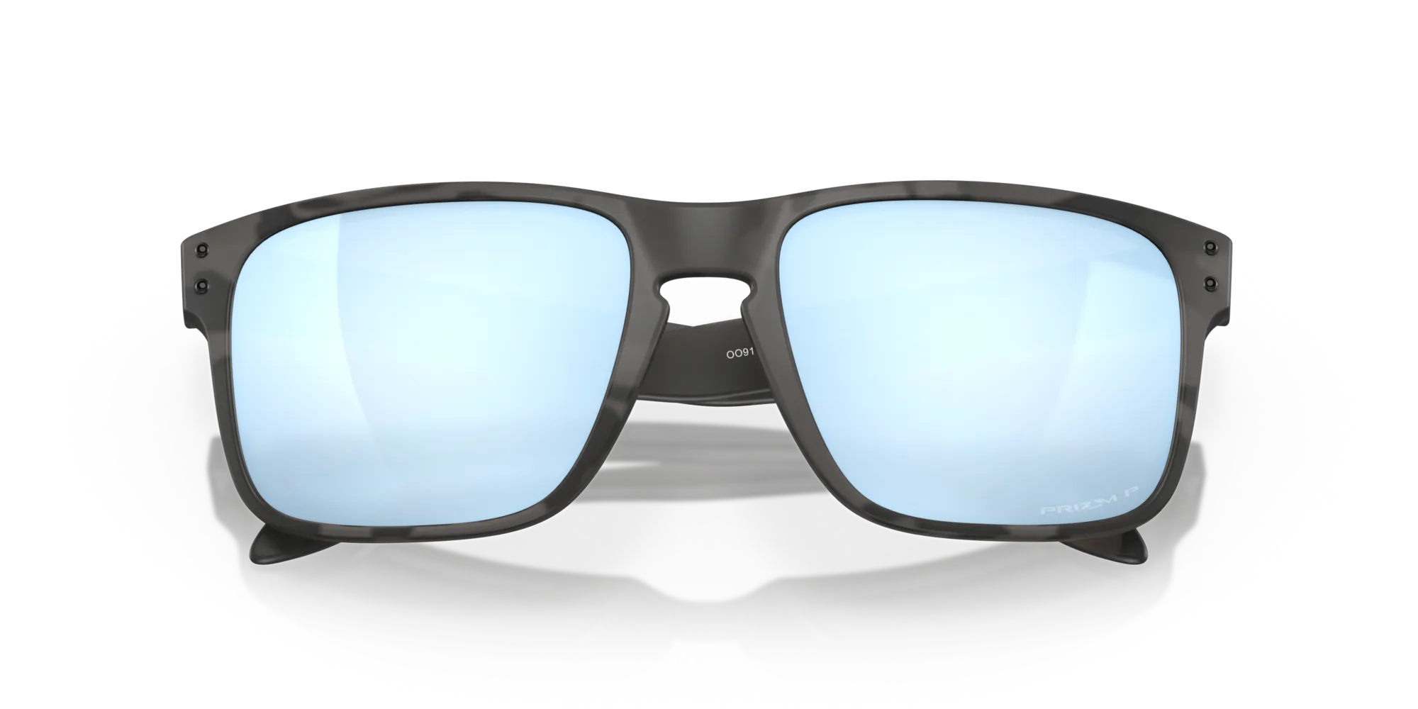 Oakley OO9102 HOLBROOK 9102T9 Occhiali da sole O_Matter Grigio Blu Squadrata Polarizzata Prizm - immagine 2