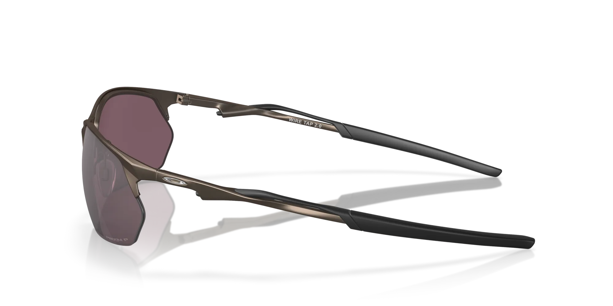 Oakley OO4145 WIRE TAP 2.0 414505 Occhiali da sole Metallo Grigio Grigio Squadrata Polarizzata Prizm - immagine 4