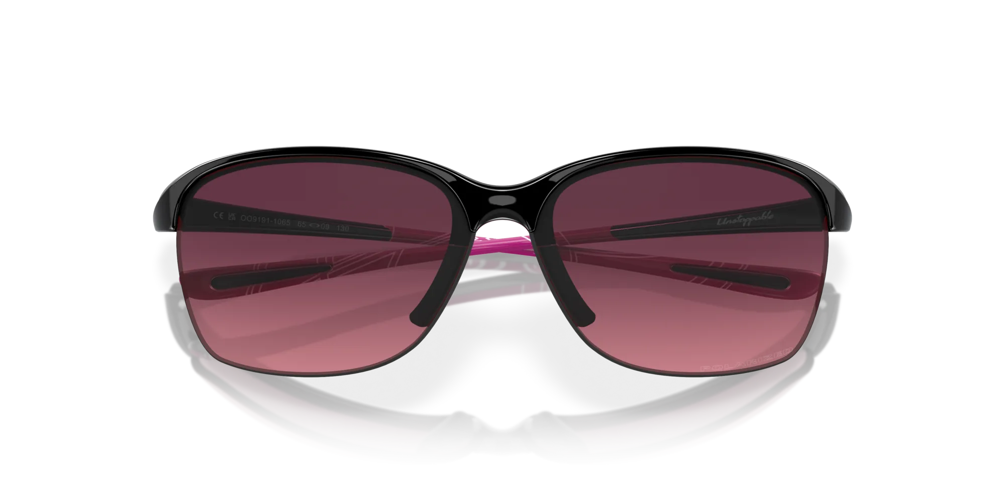 Oakley OO9191 UNSTOPPABLE 919110 Occhiali da sole O_Matter Nero Rosa Squadrata Polarizzata Sfumato - immagine 2