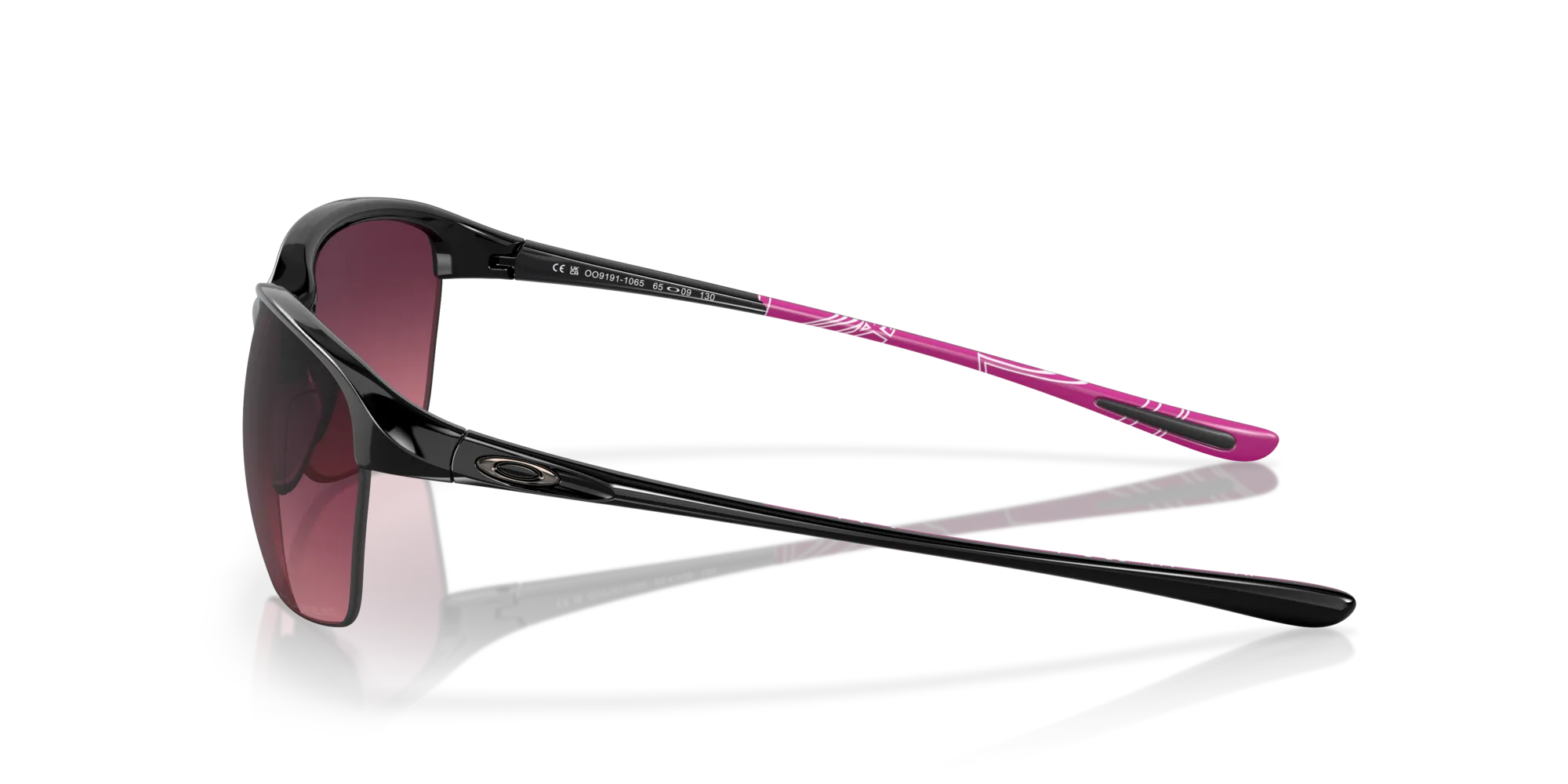 Oakley OO9191 UNSTOPPABLE 919110 Occhiali da sole O_Matter Nero Rosa Squadrata Polarizzata Sfumato - immagine 4