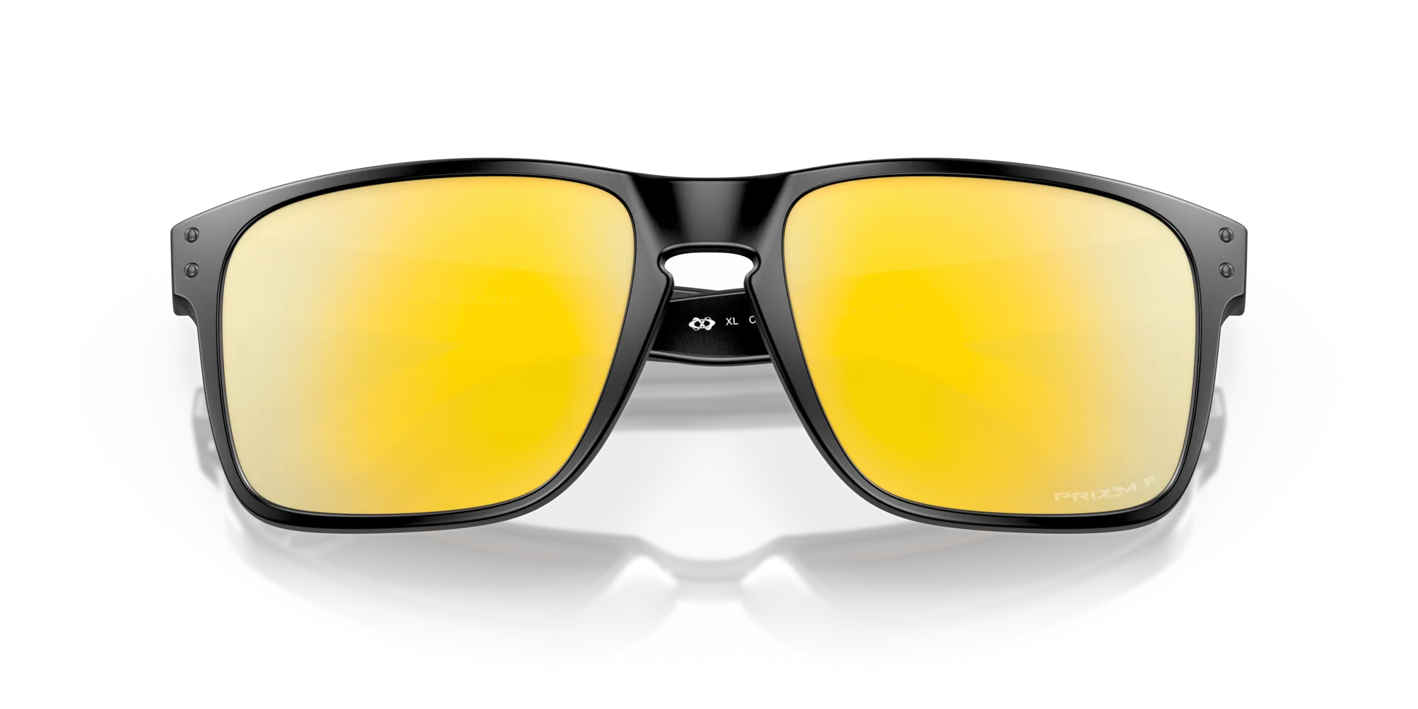 Oakley OO9417 HOLBROOK XL 941723 Occhiali da sole O_Matter Nero Oro Squadrata Polarizzata Prizm - immagine 2