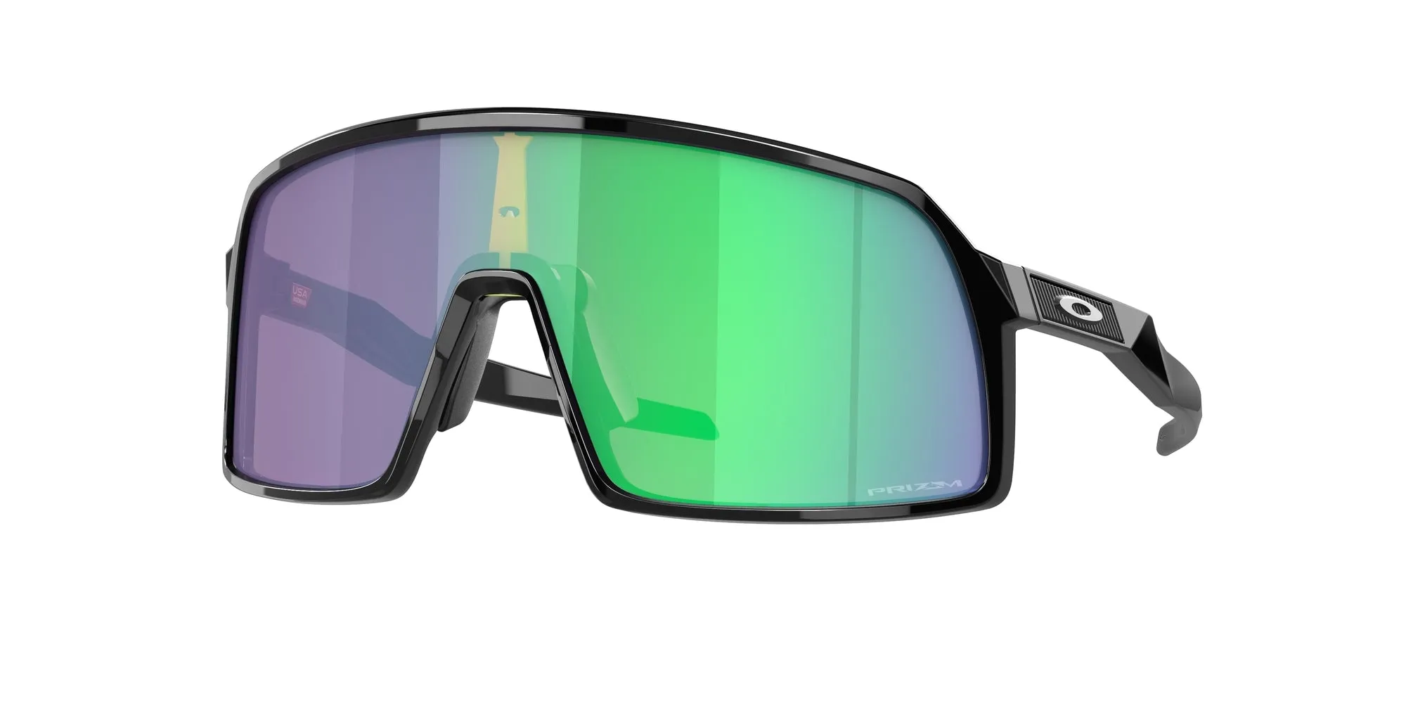 Oakley OO9462 SUTRO S 946206 Occhiali da sole O_Matter Nero Verde Maschera Normale Prizm - immagine 1