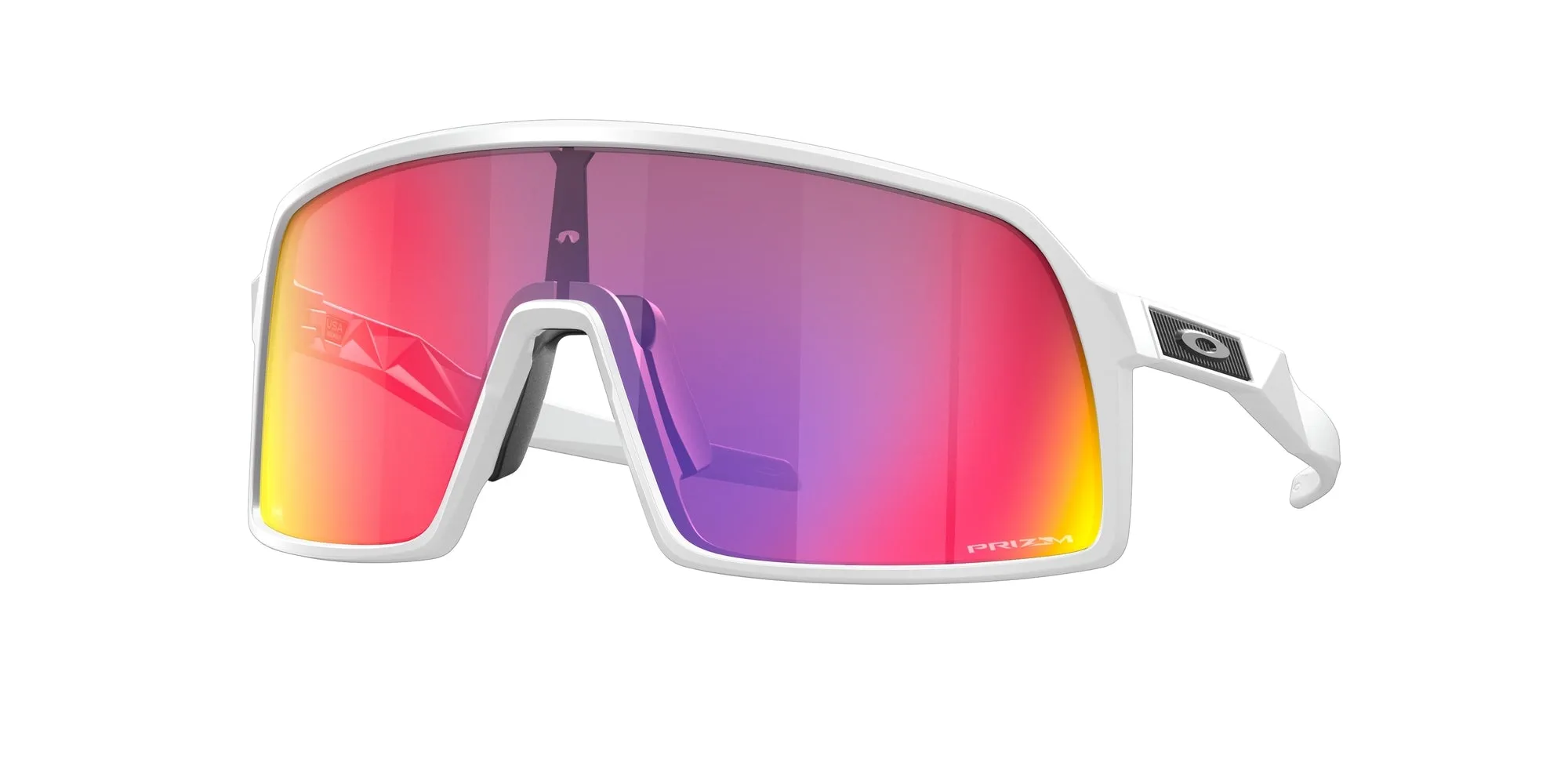 Oakley OO9462 SUTRO S 946205 Occhiali da sole O_Matter Bianco Viola Maschera Normale Prizm - immagine 1