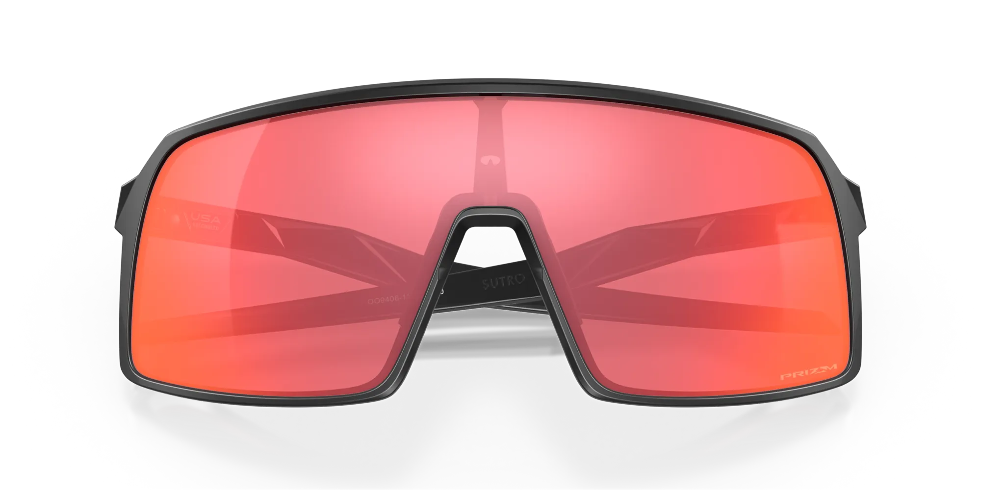 Oakley OO9406 SUTRO 940611 Occhiali da sole O_Matter Nero Rosso Maschera Normale Prizm - immagine 2