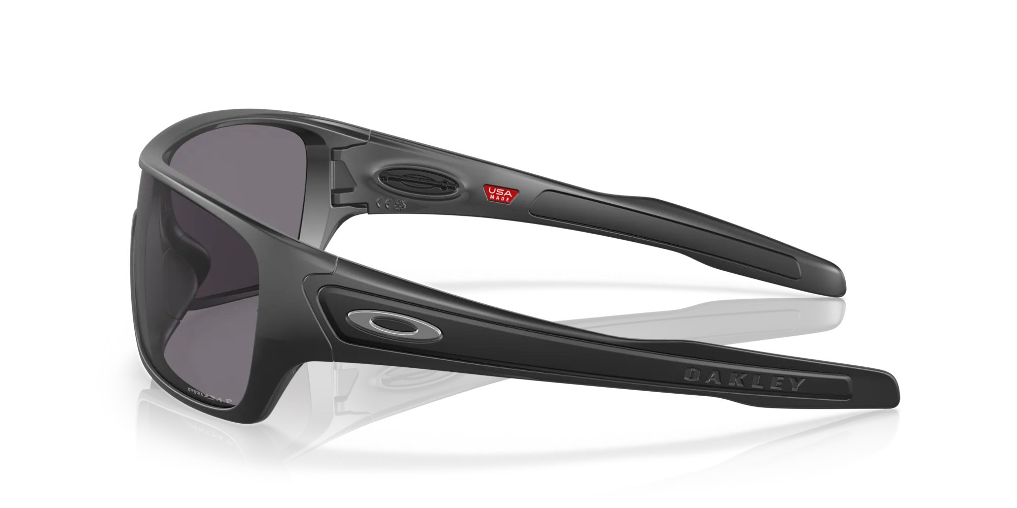 Oakley OO9307 TURBINE ROTOR 930728 Occhiali da sole O_Matter Nero Grigio Maschera Polarizzata Prizm - immagine 4