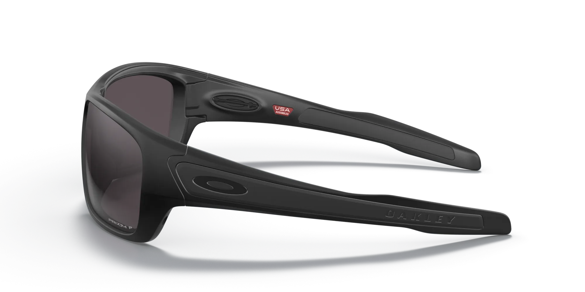 Oakley OO9263 TURBINE 926362 Occhiali da sole O_Matter Nero Grigio Squadrata Polarizzata Prizm - immagine 4