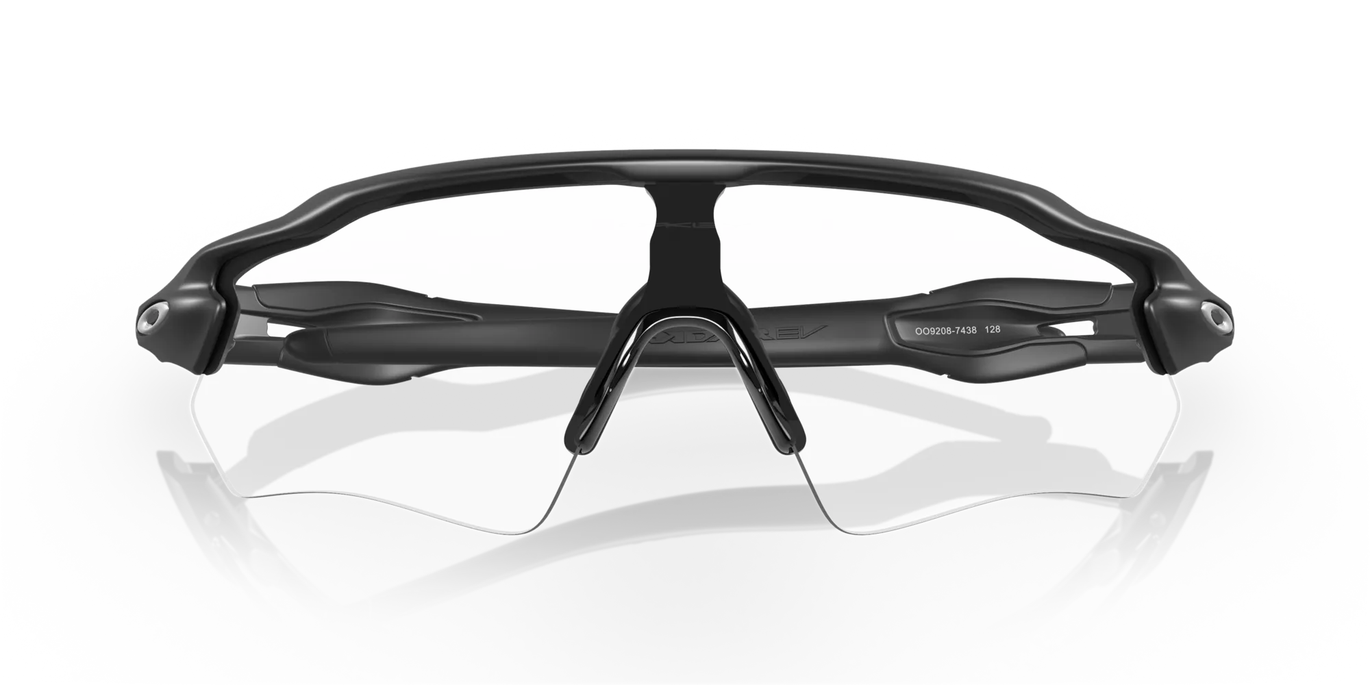 Oakley OO9208 RADAR EV PATH 920874 Occhiali da sole O_Matter Nero Trasparente Maschera Normale Chiara - immagine 2