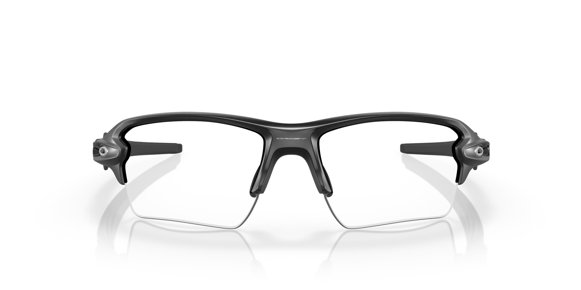 Oakley OO9188 FLAK 2.0 XL 918898 Occhiali da sole O_Matter Nero Trasparente Squadrata Normale Chiara - immagine 3
