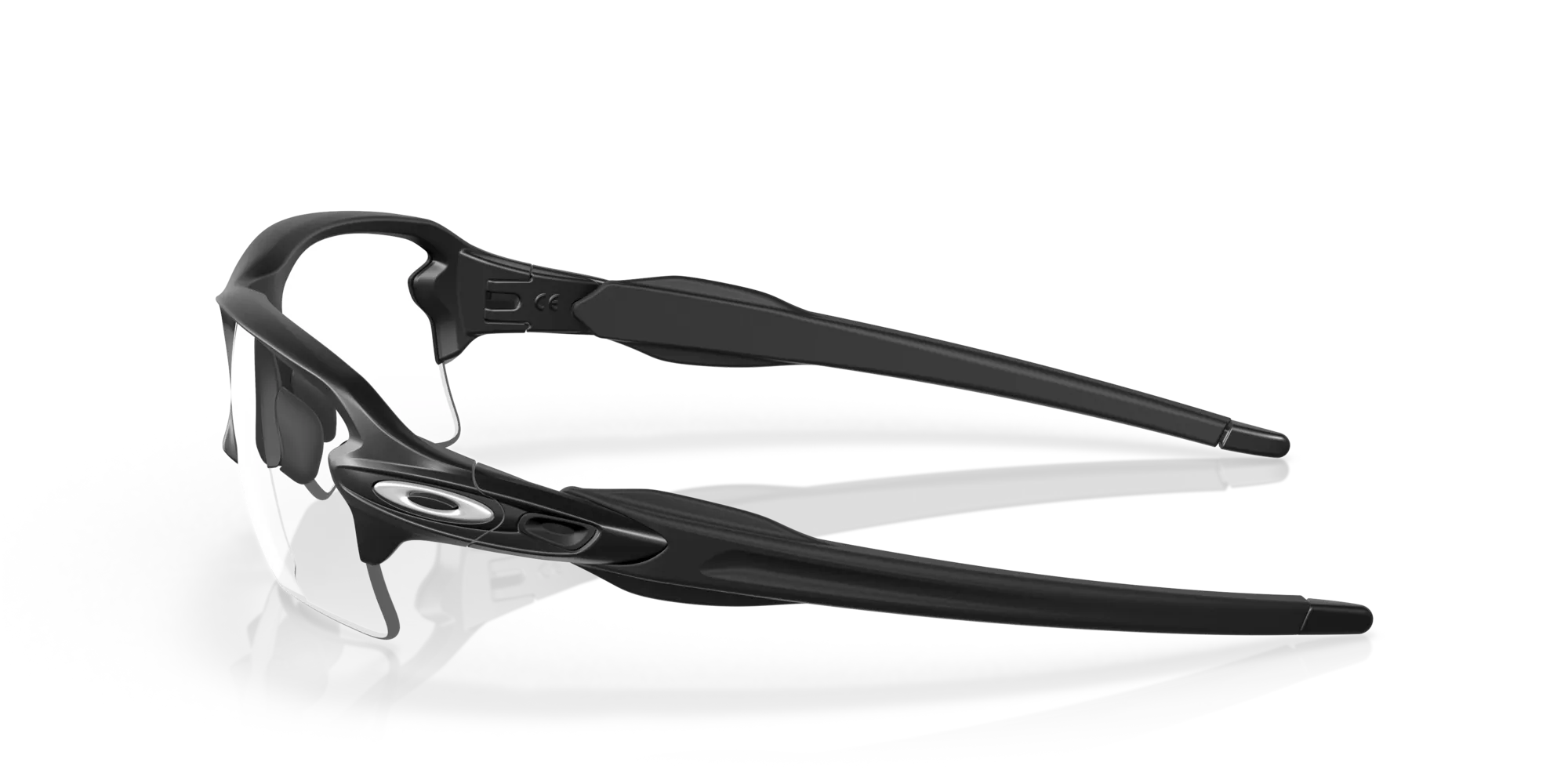 Oakley OO9188 FLAK 2.0 XL 918898 Occhiali da sole O_Matter Nero Trasparente Squadrata Normale Chiara - immagine 4