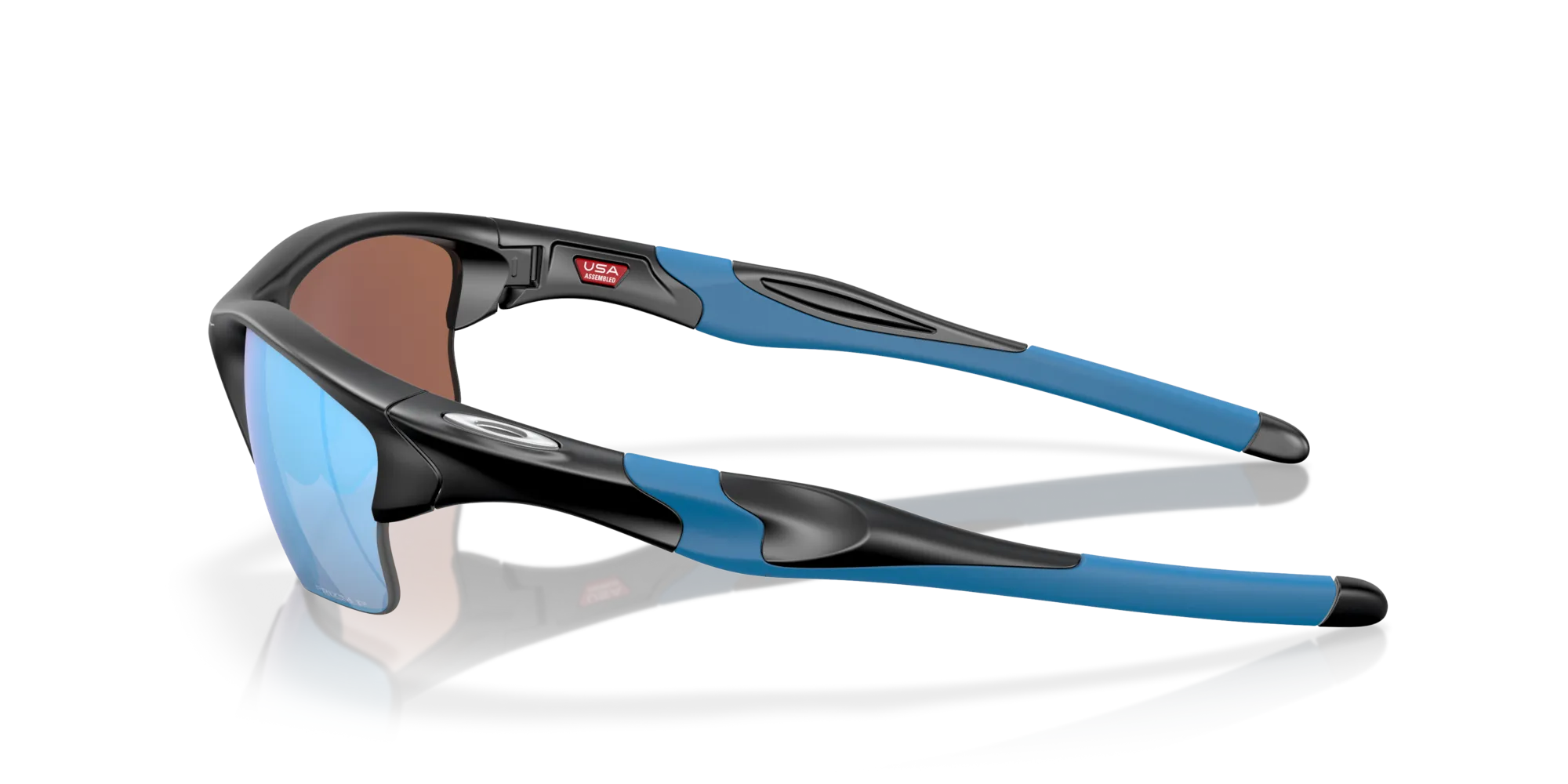 Oakley OO9154 HALF JACKET 2.0 XL 915467 Occhiali da sole O_Matter Nero Blu Squadrata Polarizzata Prizm - immagine 4