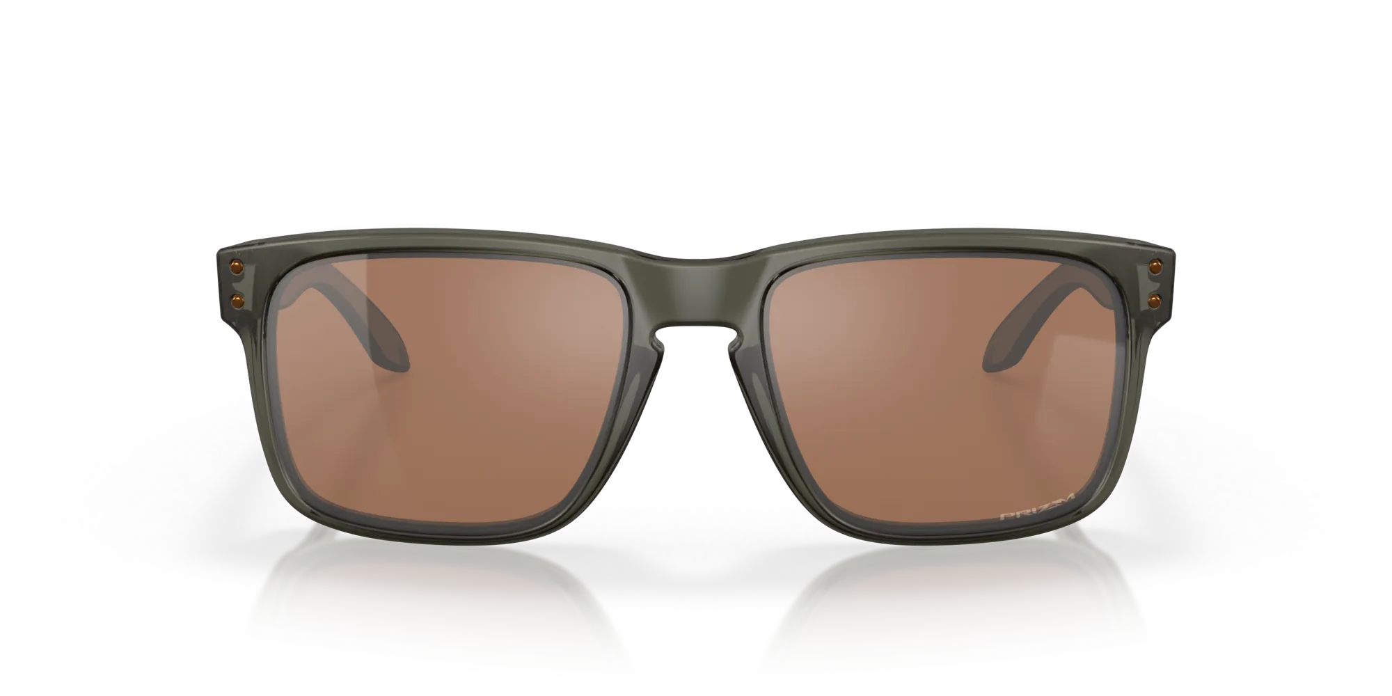 Oakley OO9102 HOLBROOK 9102G6 Occhiali da sole O_Matter Verde Marrone Squadrata Normale Prizm - immagine 3