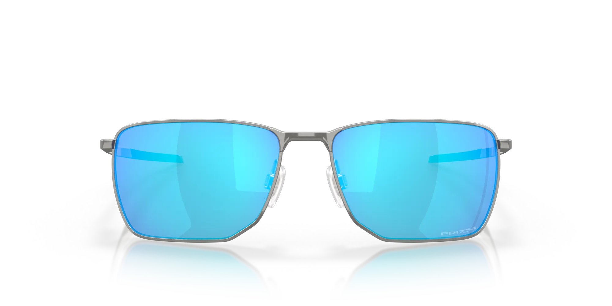 Oakley OO4142 EJECTOR 414204 Occhiali da sole Metallo Argento Blu Squadrata Normale Prizm - immagine 3