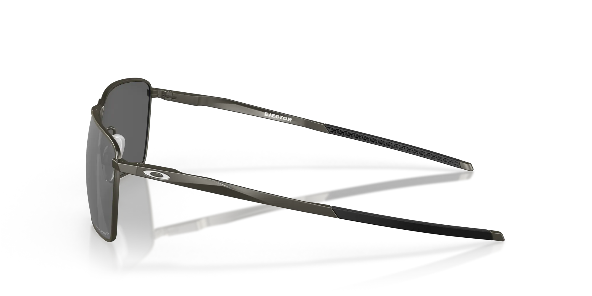 Oakley OO4142 EJECTOR 414203 Occhiali da sole Metallo Nero Grigio Squadrata Polarizzata Prizm - immagine 4