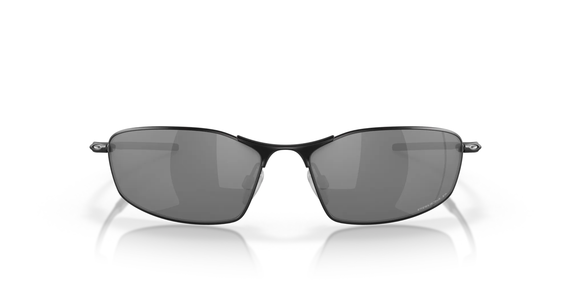 Oakley OO4141 WHISKER 414103 Occhiali da sole Metallo Nero Grigio Rotonda Polarizzata Prizm - immagine 3