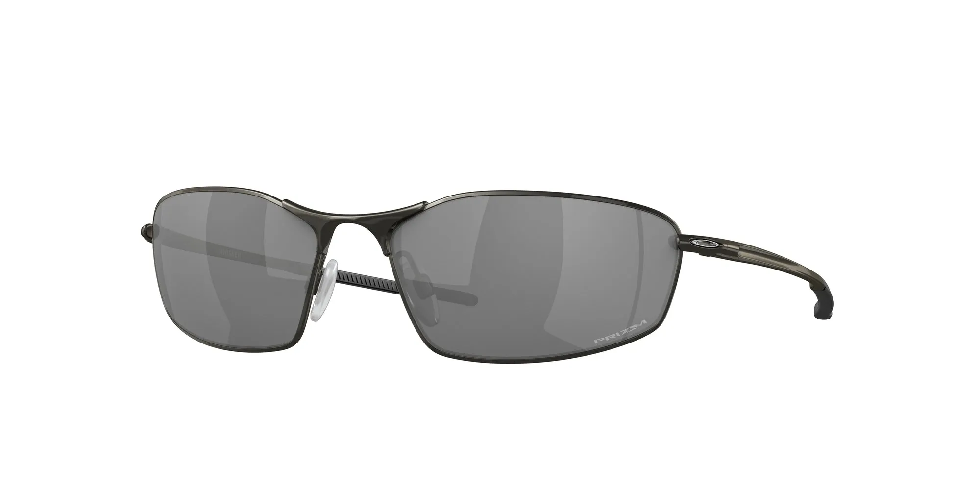 Oakley OO4141 WHISKER 414101 Occhiali da sole Metallo Nero Grigio Rotonda Normale Prizm - immagine 1