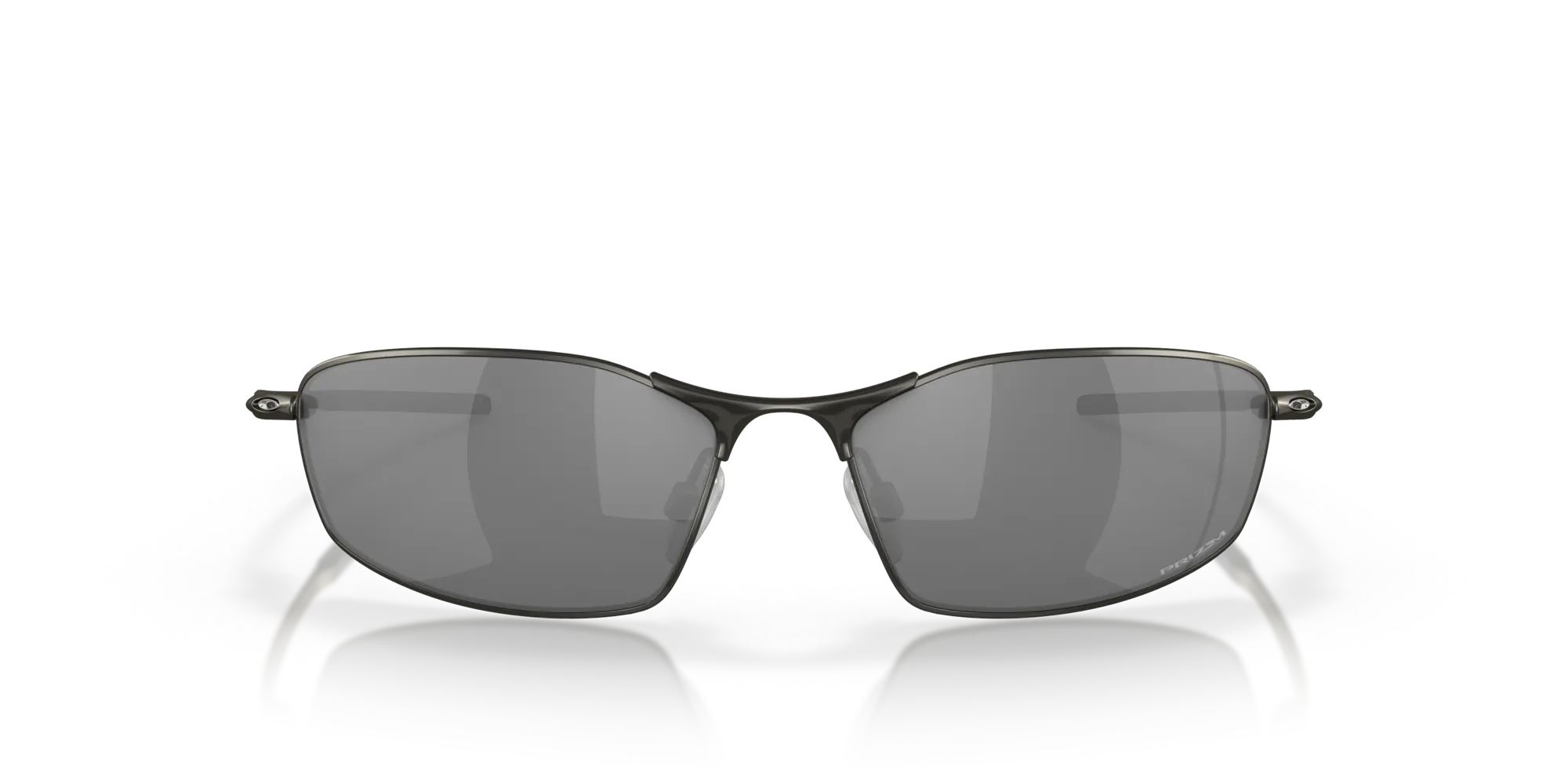 Oakley OO4141 WHISKER 414101 Occhiali da sole Metallo Nero Grigio Rotonda Normale Prizm - immagine 3