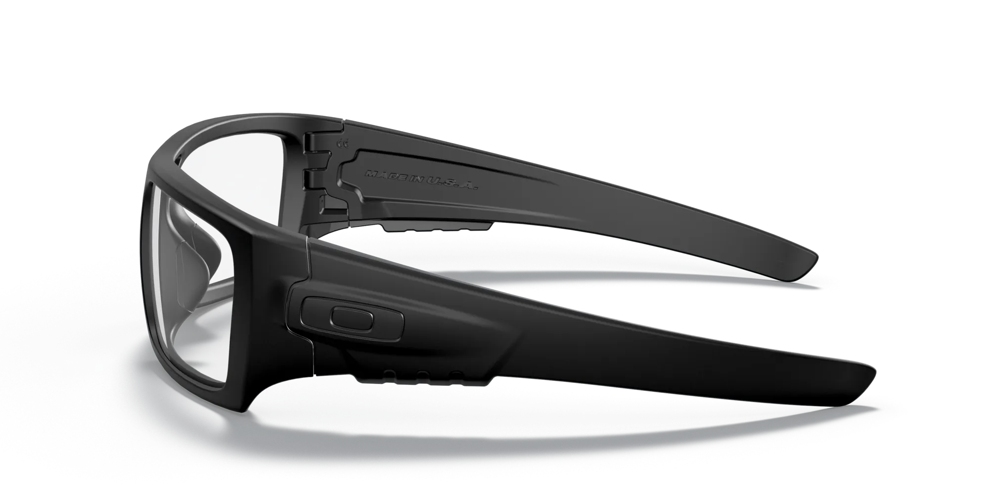 Oakley OO9253 SI BALLISTIC DET CORD 925307 Occhiali da sole O_Matter Nero Trasparente Squadrata Normale Chiara - immagine 4